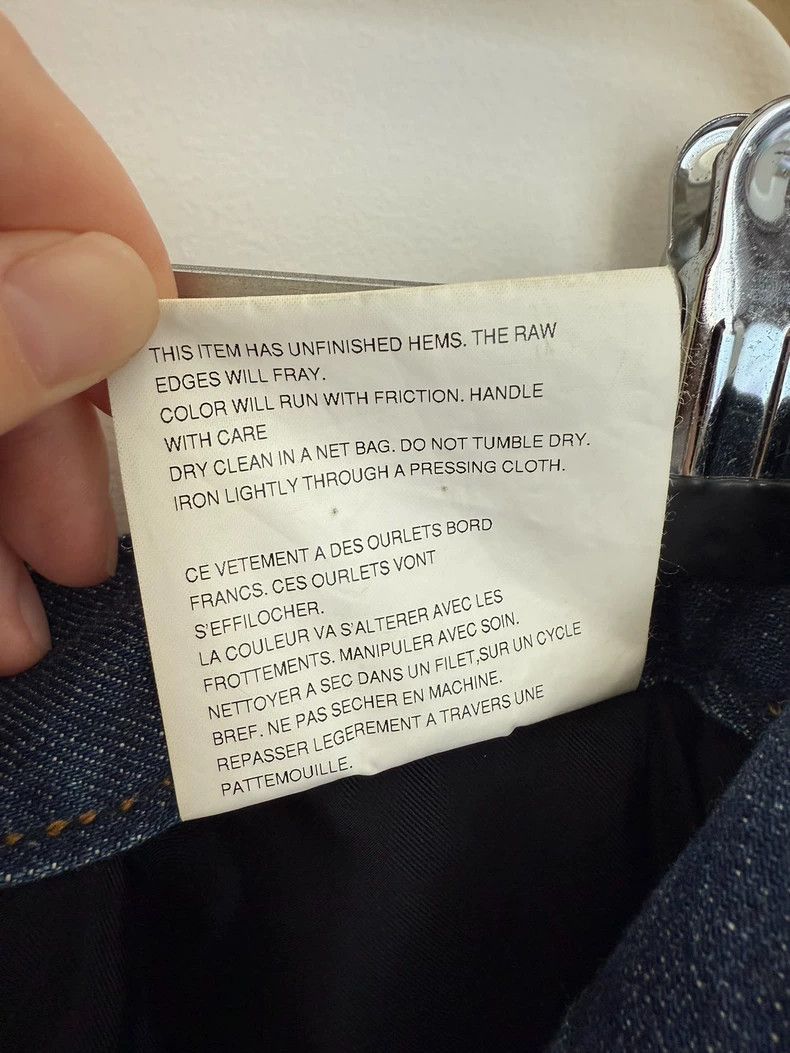 Junya Watanabe Junya Watanabe SizeS Denim deconstructed short skirt Size 24" / US 00 / IT 34 - 6 Thumbnail