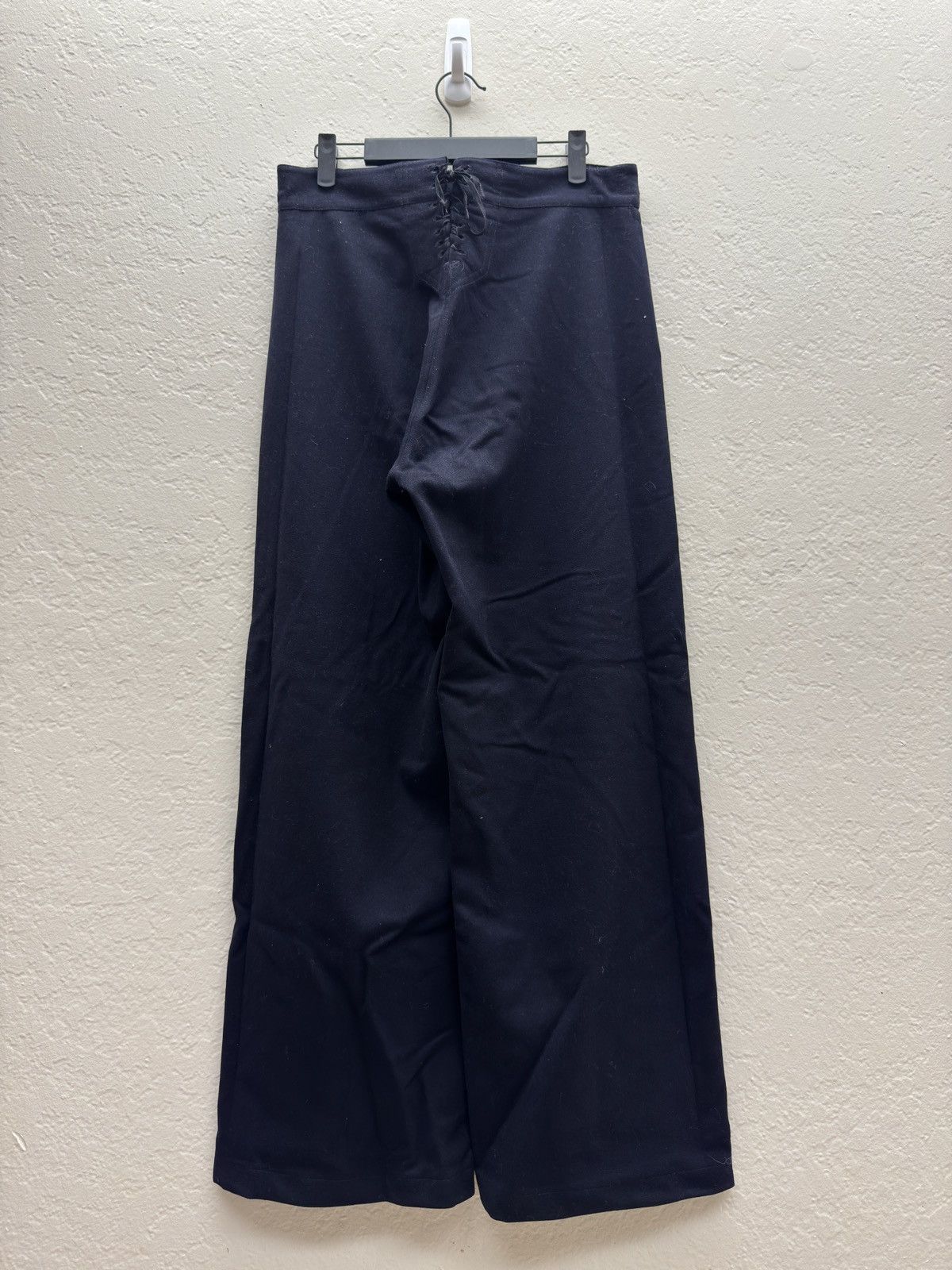 Vintage Vintage US Navy Sailor Wool Flared Pants Size US 30 / EU 46 - 4 Thumbnail