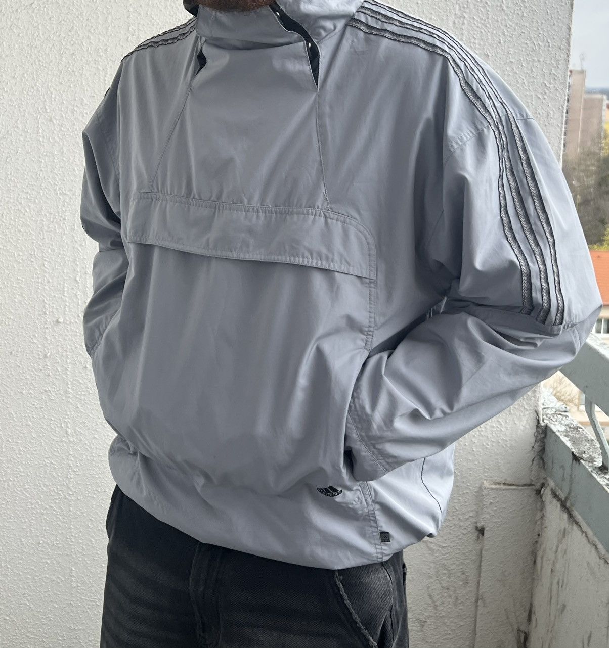 Adidas adidas windbreaker Size US XL / EU 56 / 4 - 4 Thumbnail