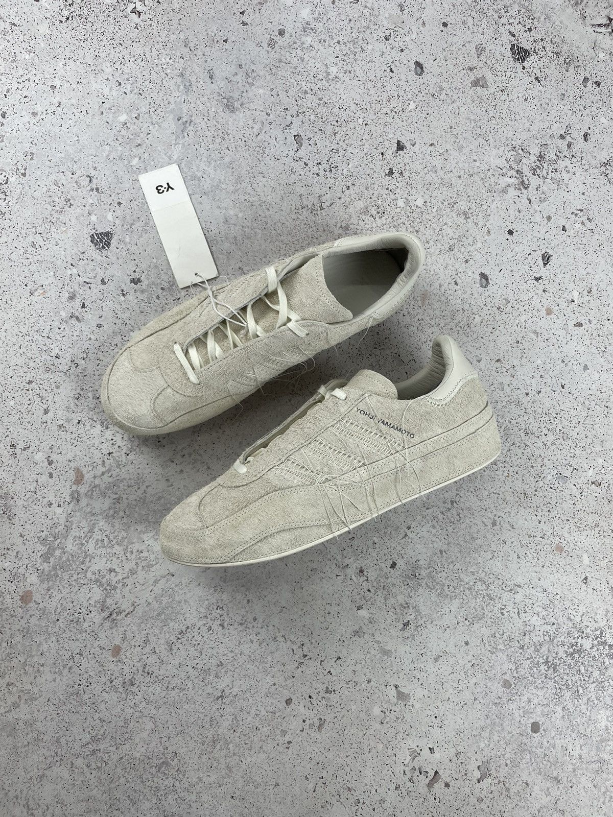 image of Adidas Y-3 Yohji Yamamoto Gazelle Beige Sneakers Size 11, Men's