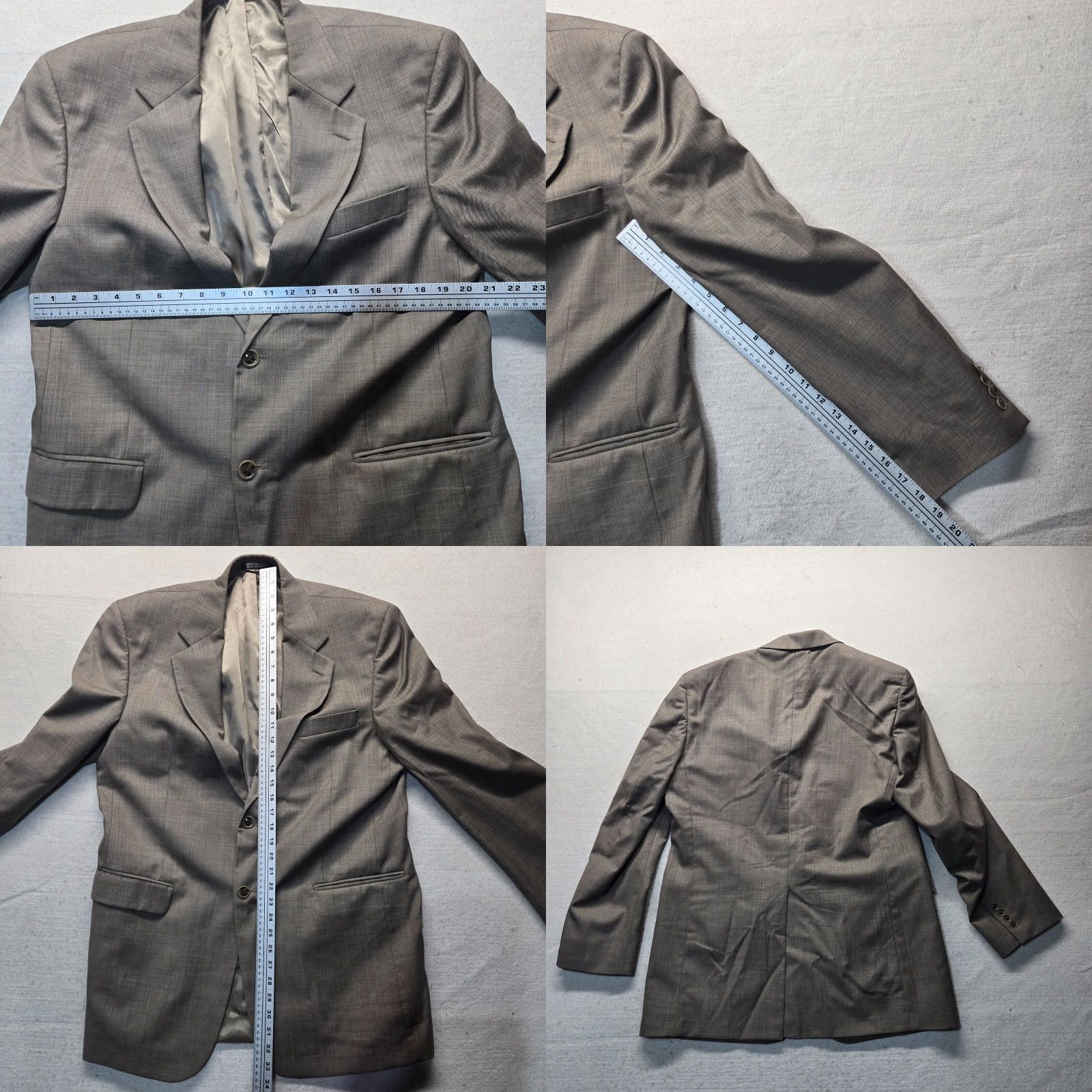 Stafford Stafford Jacket 42L Long Wool 100% Woolmark Adult Men Brown Classic Casual Jacket Men Size US XS / EU 42 / 0 - 8 Thumbnail