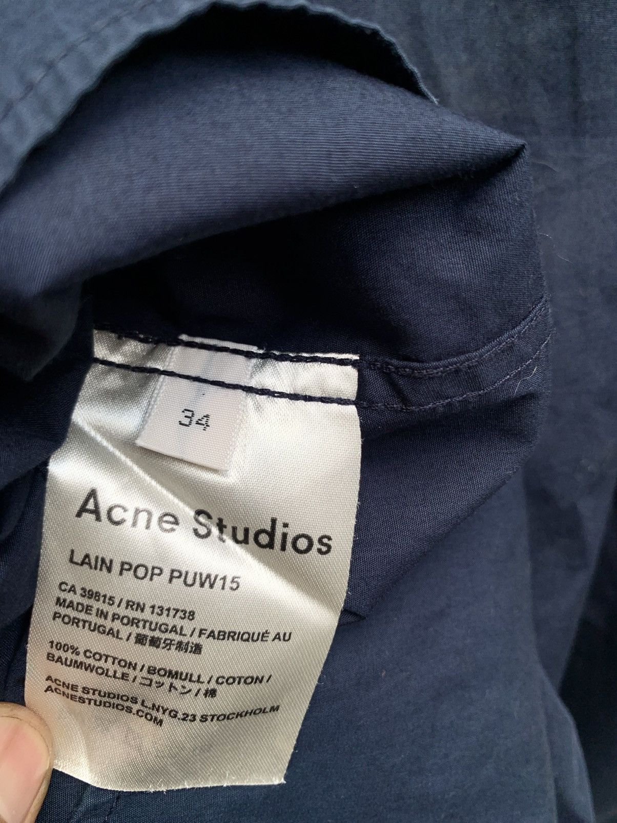 Acne Studios Acne studios lain pop puw15 shirt Size M / US 6-8 / IT 42-44 - 7 Thumbnail