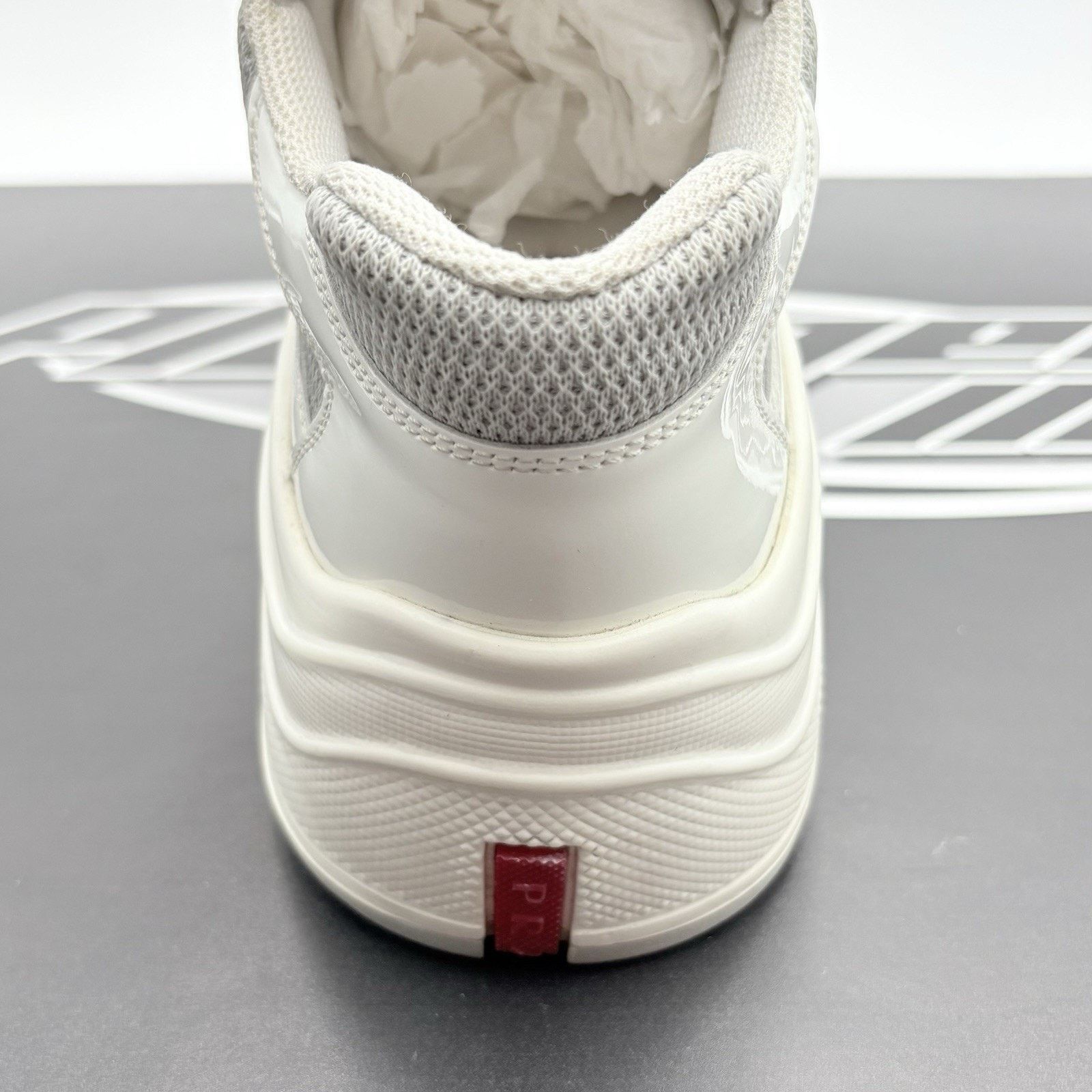 Prada Prada Americas Cup Sport ' White Grey ' | GREAT CONDITION! Size US 9 / EU 42 - 4 Thumbnail