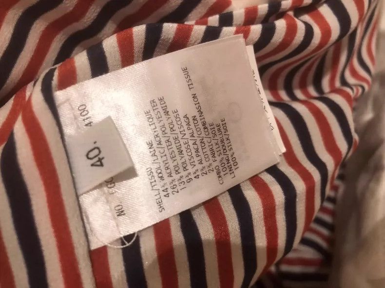 Thom Browne Thom Browne A dress with a pattern of fine lines Size 26" / US 2 / IT 38 - 4 Thumbnail