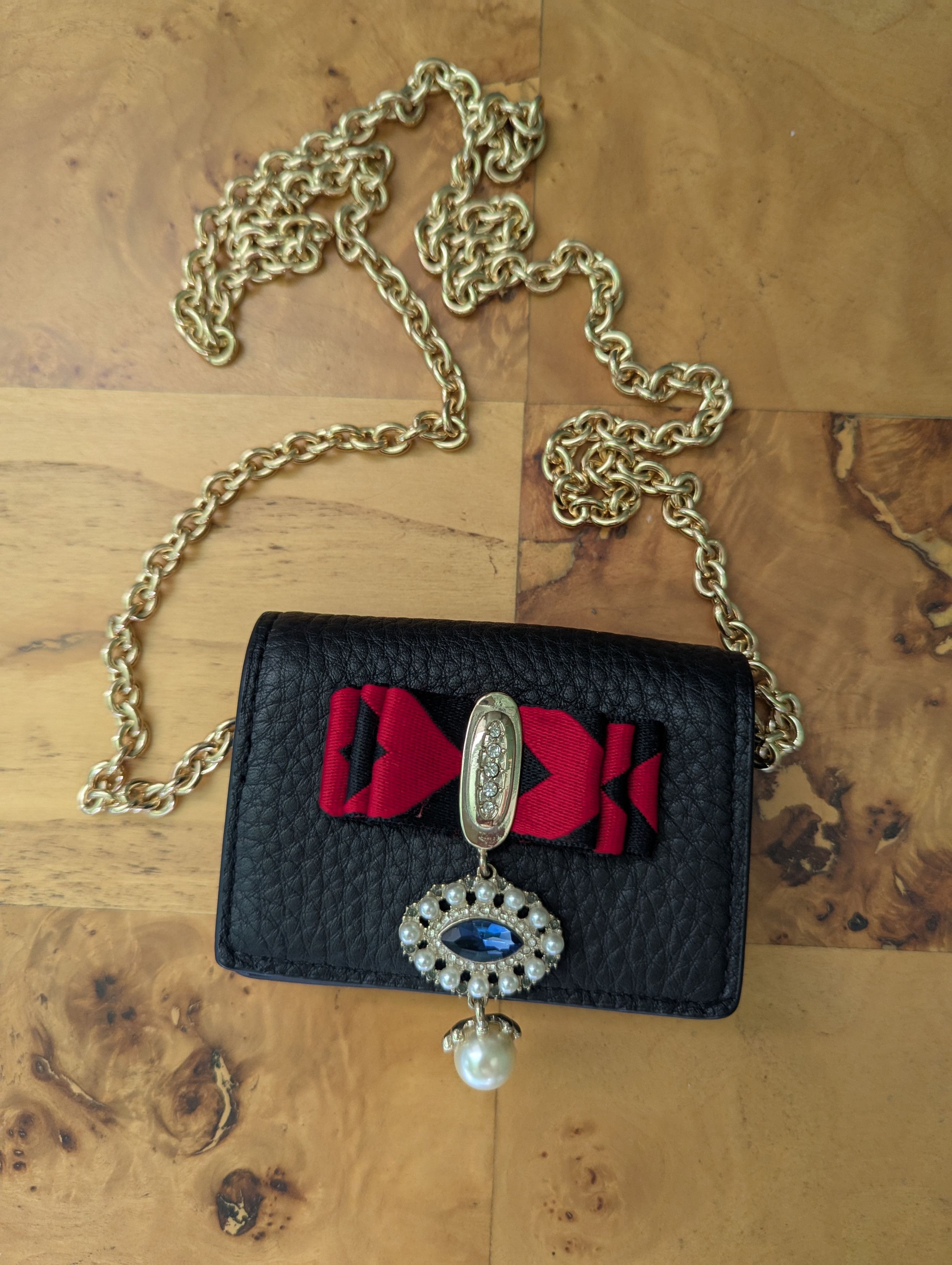 & Other Stories & Other Stories petit leather micro mini embellished bag Size ONE SIZE - 4 Thumbnail