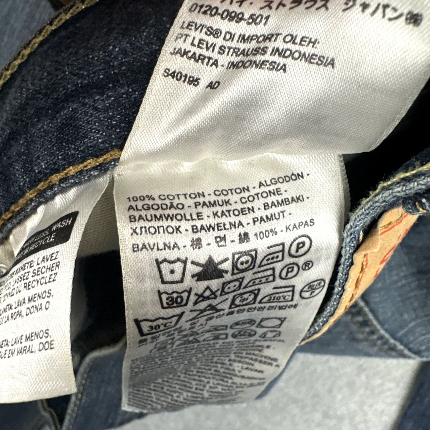 Levi's VINTAGE Levi's 569 Jeans Mens 38x30(28) Blue Straight Medium Wash Denim Y2K Wide Leg Size US 38 / EU 54 - 4 Thumbnail