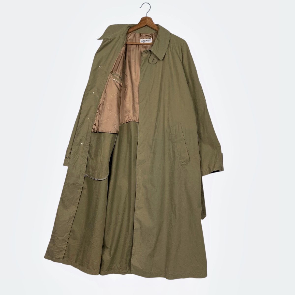 Giorgio Armani Vintage Giorgio Armani Soprabito Uom Trenchcoat Size US S / EU 44-46 / 1 - 1 Thumbnail