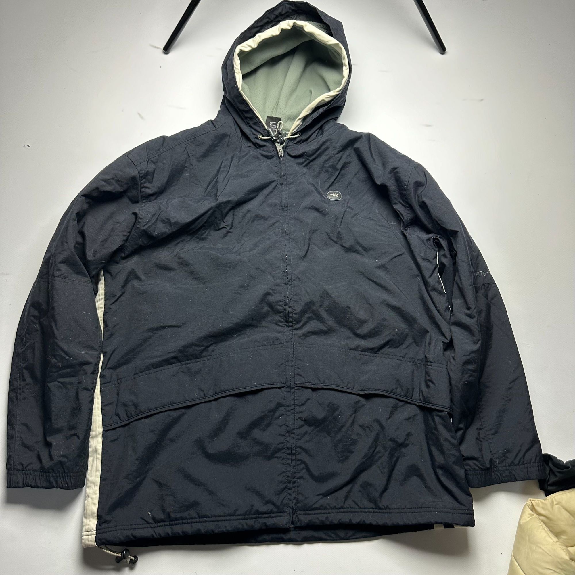 Nike Nike Vintage 90s Long Parka Jacket Black XL Big Logo Gorpcor Size US XL / EU 56 / 4 - 1 Thumbnail