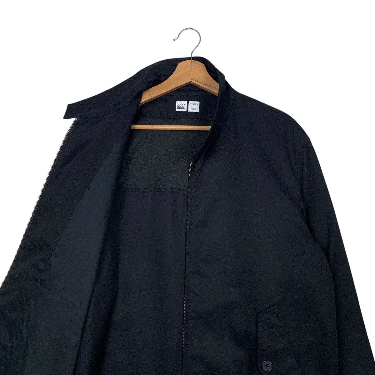 Lemaire × Uniqlo UNIQLO U Lemaire Black Cotton Casual Jacket #2534-C114 Size US XL / EU 56 / 4 - 8 Thumbnail