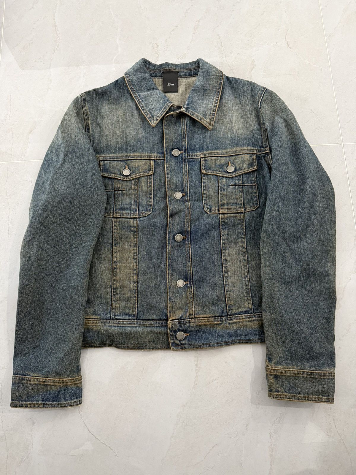 Dior × Kris Van Assche FW17 Dan witz Mosh Pit denim jacket Dior