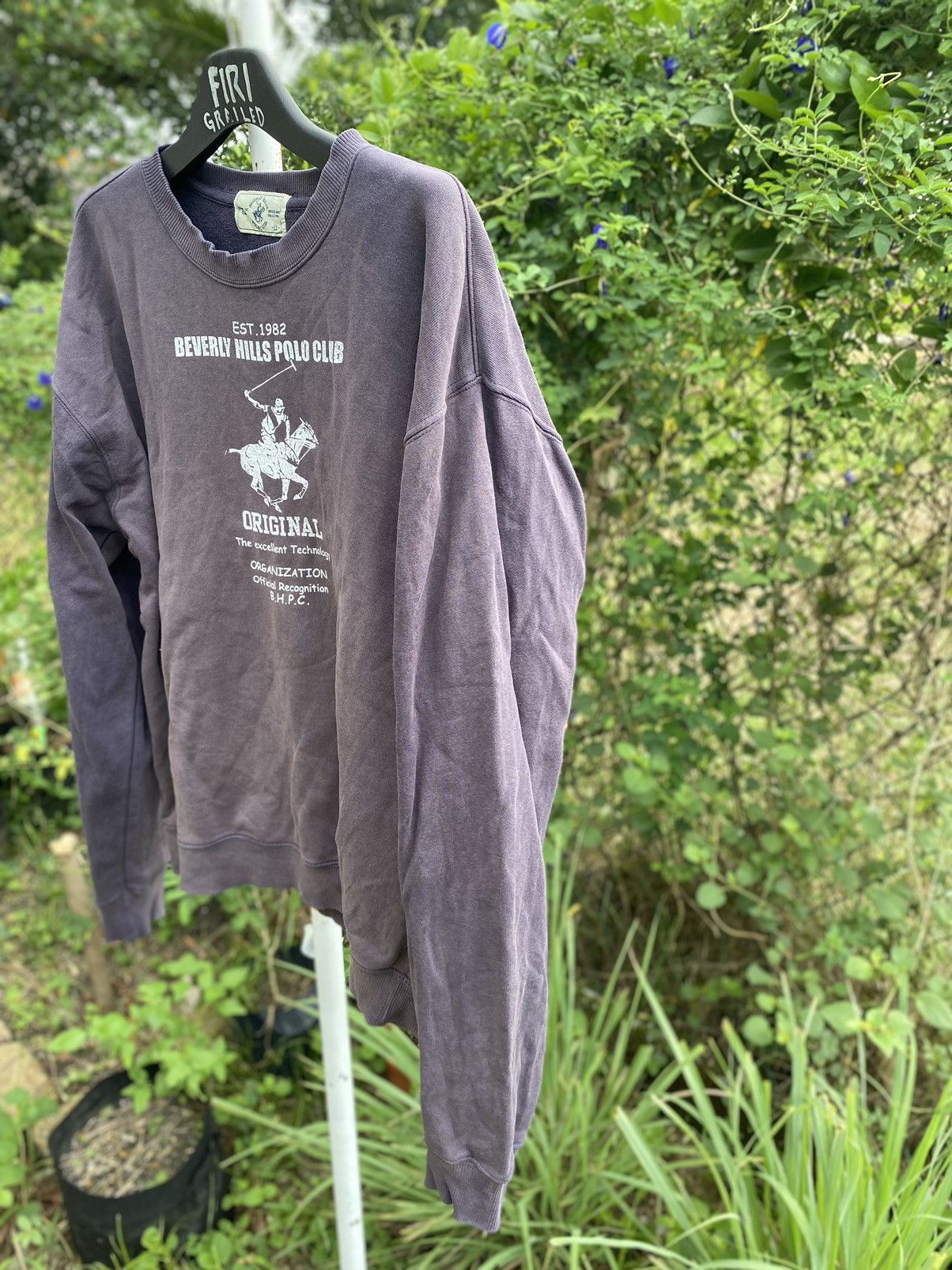 Beverly Hills Polo Club × Vintage Vintage Beverly Hills Polo Club Faded Sweater Size US XL / EU 56 / 4 - 6 Thumbnail