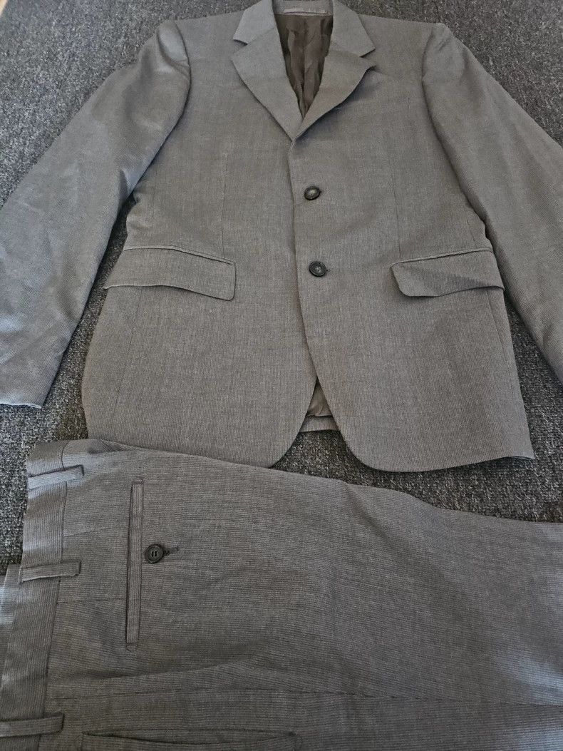 Prada Prada Grey wool suit 2505-Nextarrow Size 48R - 2 Thumbnail