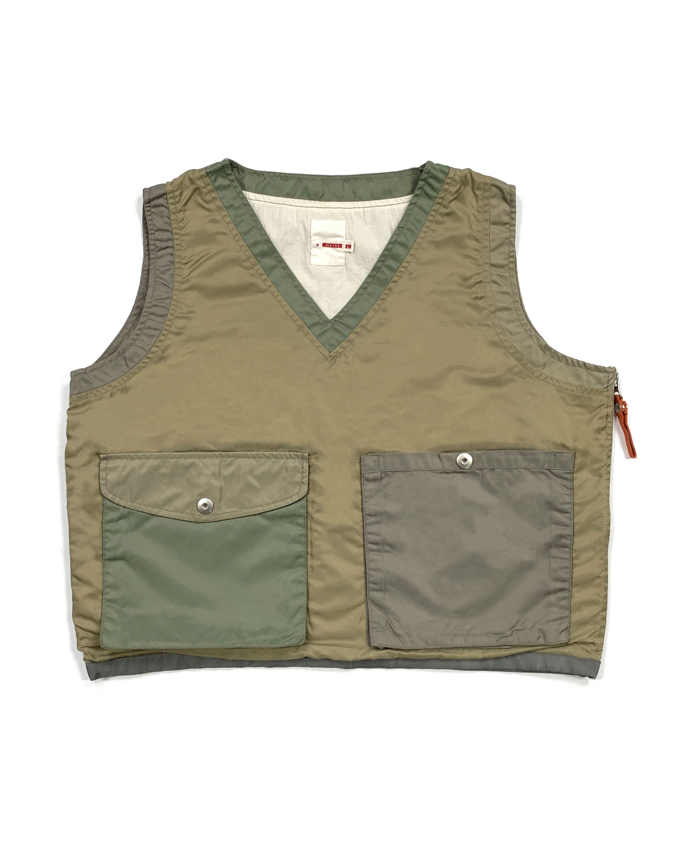 Beams Plus × Engineered Garments Dip Ltd Mixed Pullover Vest (Navy) Size US M / EU 48-50 / 2 - 1 Thumbnail
