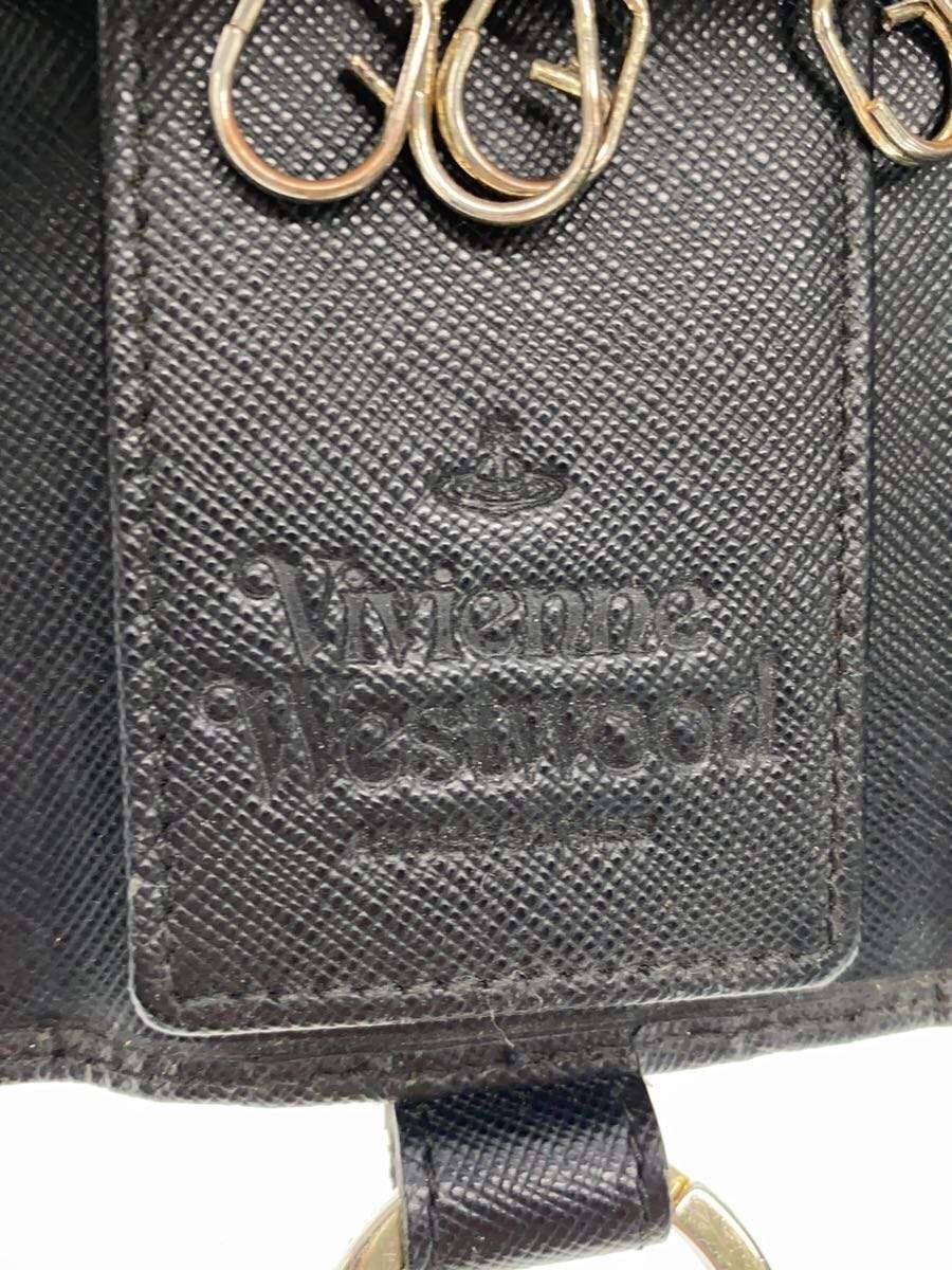 Vivienne Westwood Orb Logo Leather Cardholder Keychain Size ONE SIZE - 3 Thumbnail