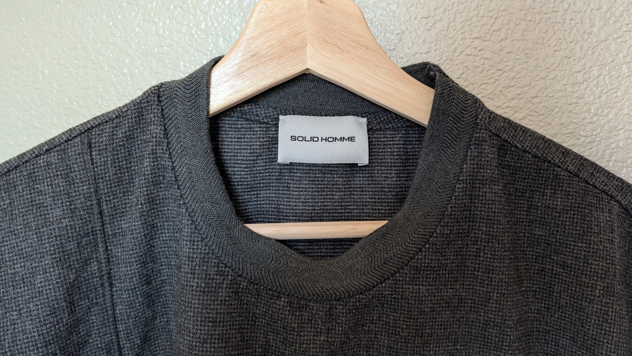 Solid Homme Wool Blend T-Shirt Size US S / EU 44-46 / 1 - 2 Thumbnail