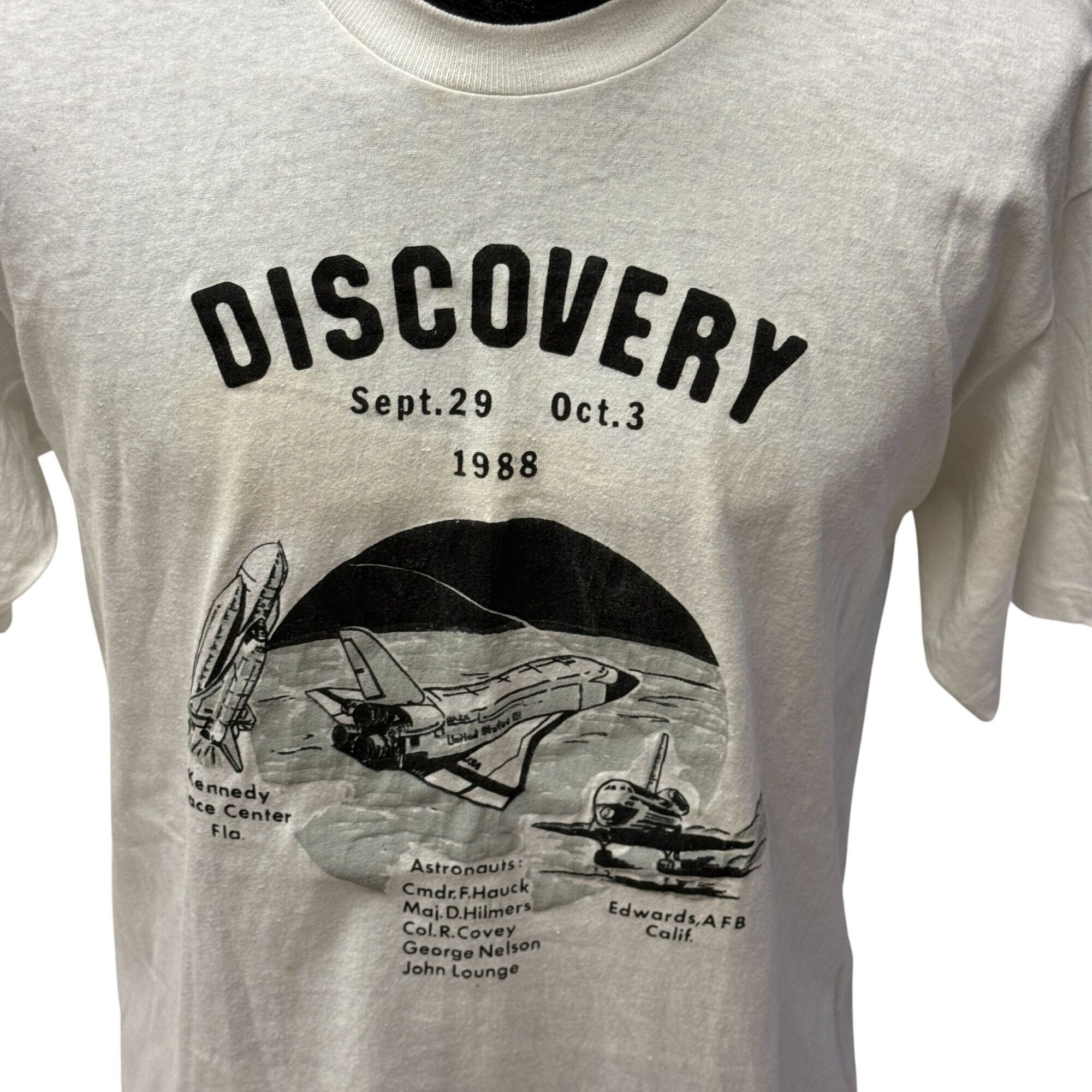 Other Discovery 1988 Kennedy SPACE CENTER Astronauts Shuttle 50/50 Size US XL / EU 56 / 4 - 11 Thumbnail