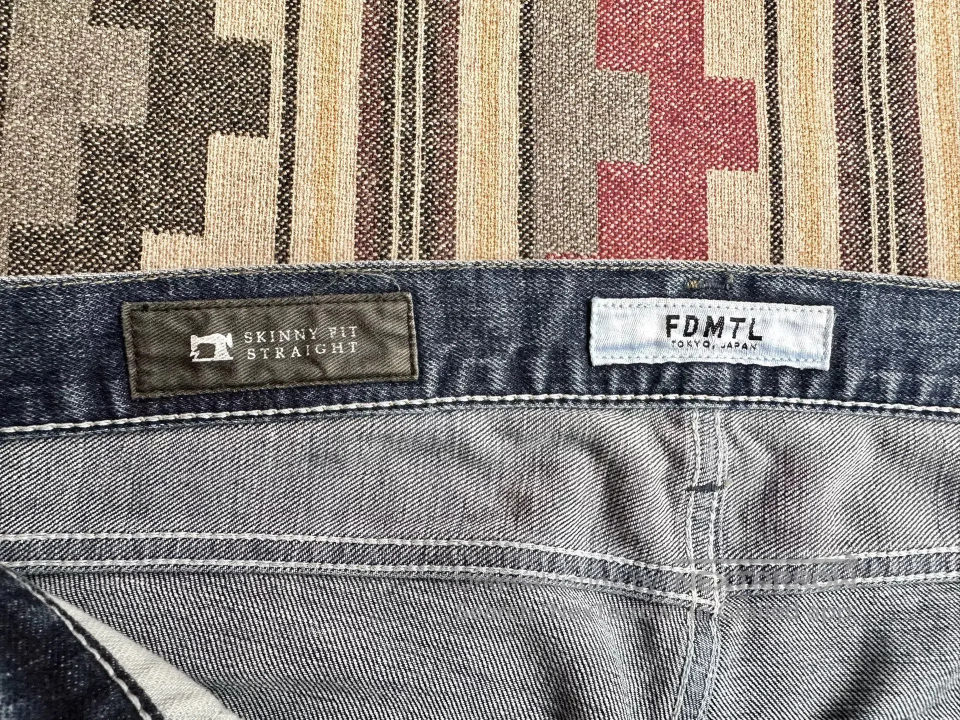 FDMTL fdmtl skinny fit straight jeans vintage style. Size US 30 / EU 46 - 7 Thumbnail