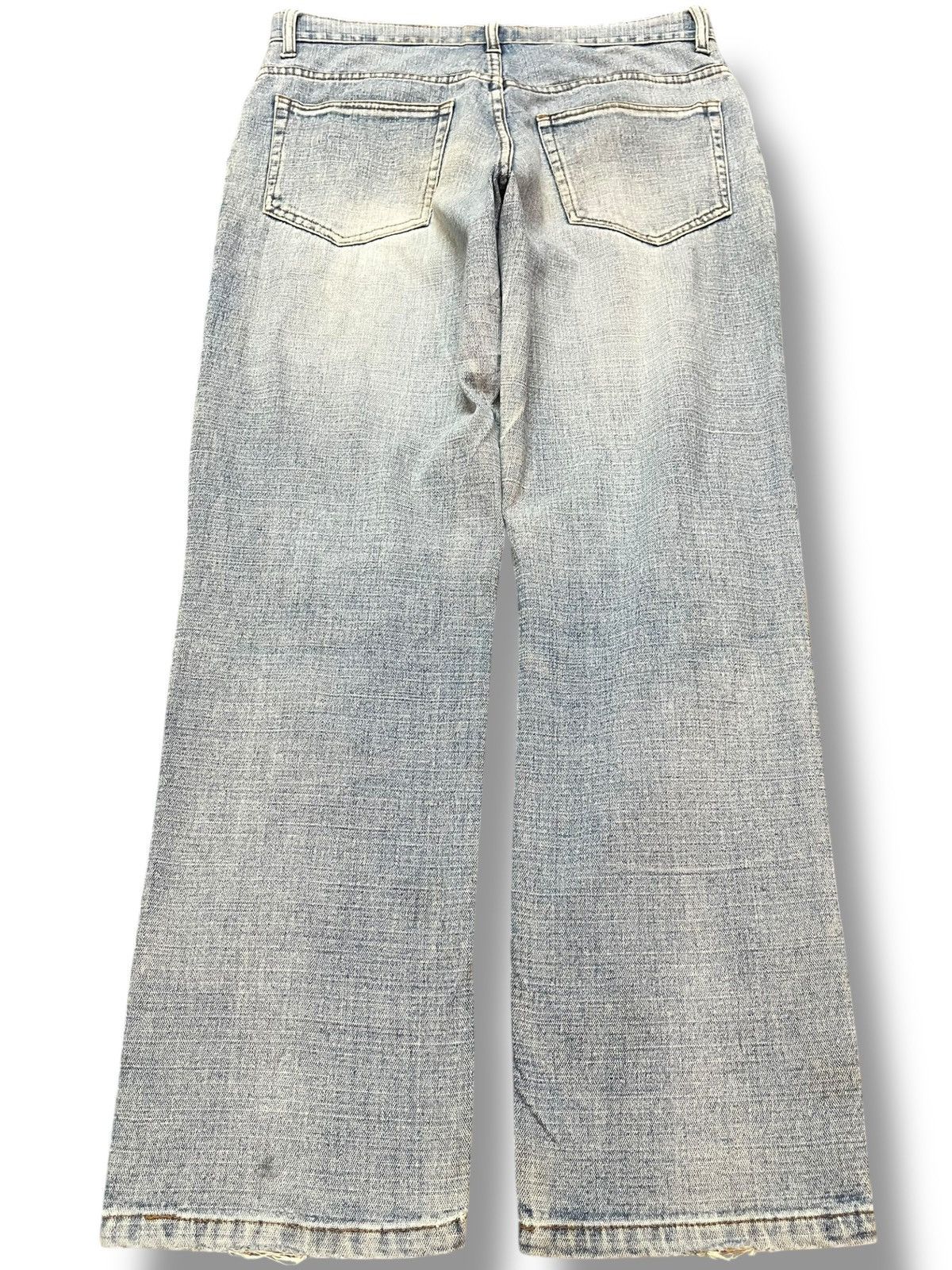 Japanese Brand Vintage Barcedos Faded Ripped Distressed Denim Size US 33 - 6 Thumbnail