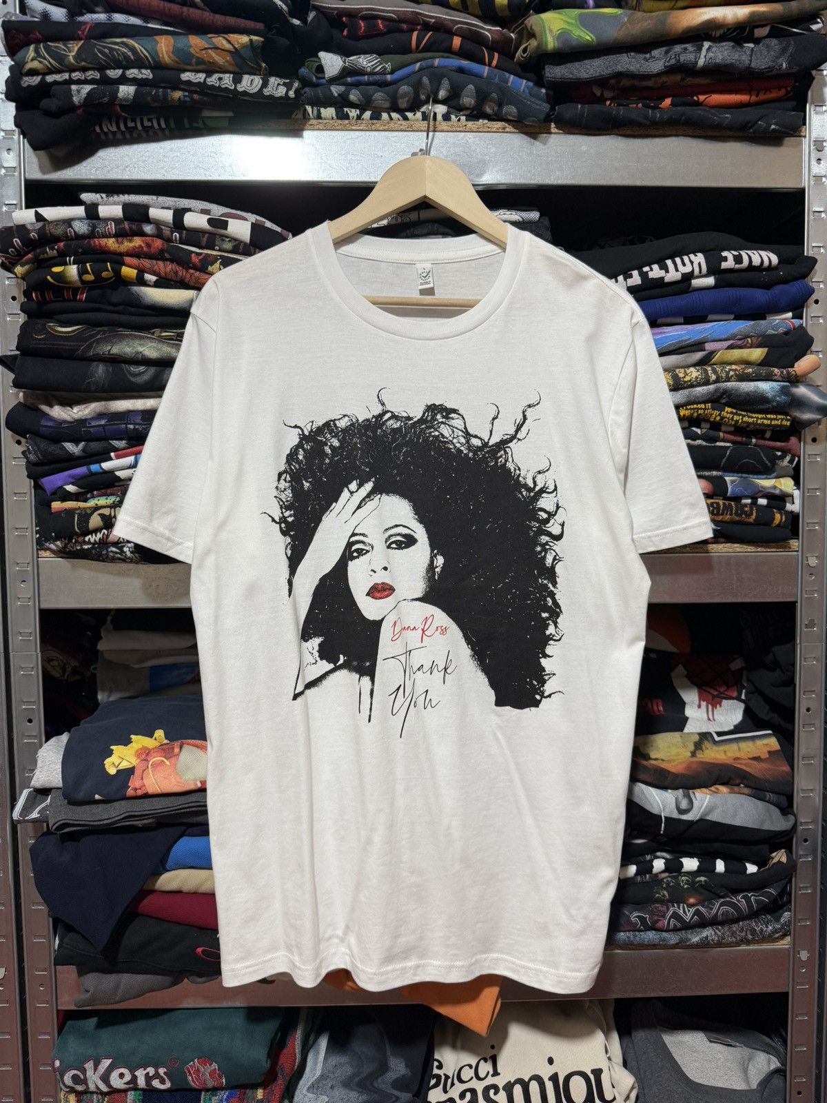 Band Tees Diana Ross Thank You European Tour 2022 T-Shirt Y2K Hype Size US L / EU 52-54 / 3 - 1 Thumbnail