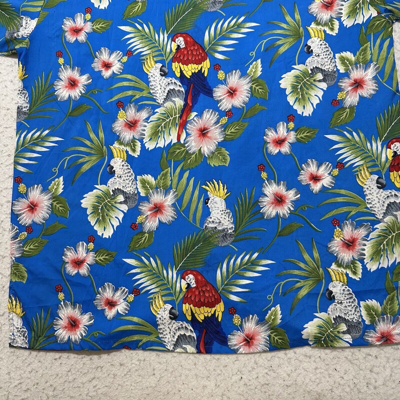Other Double Decker Large Hawaiian Button Up Shirt Cockatoo Birds Size US L / EU 52-54 / 3 - 12 Thumbnail
