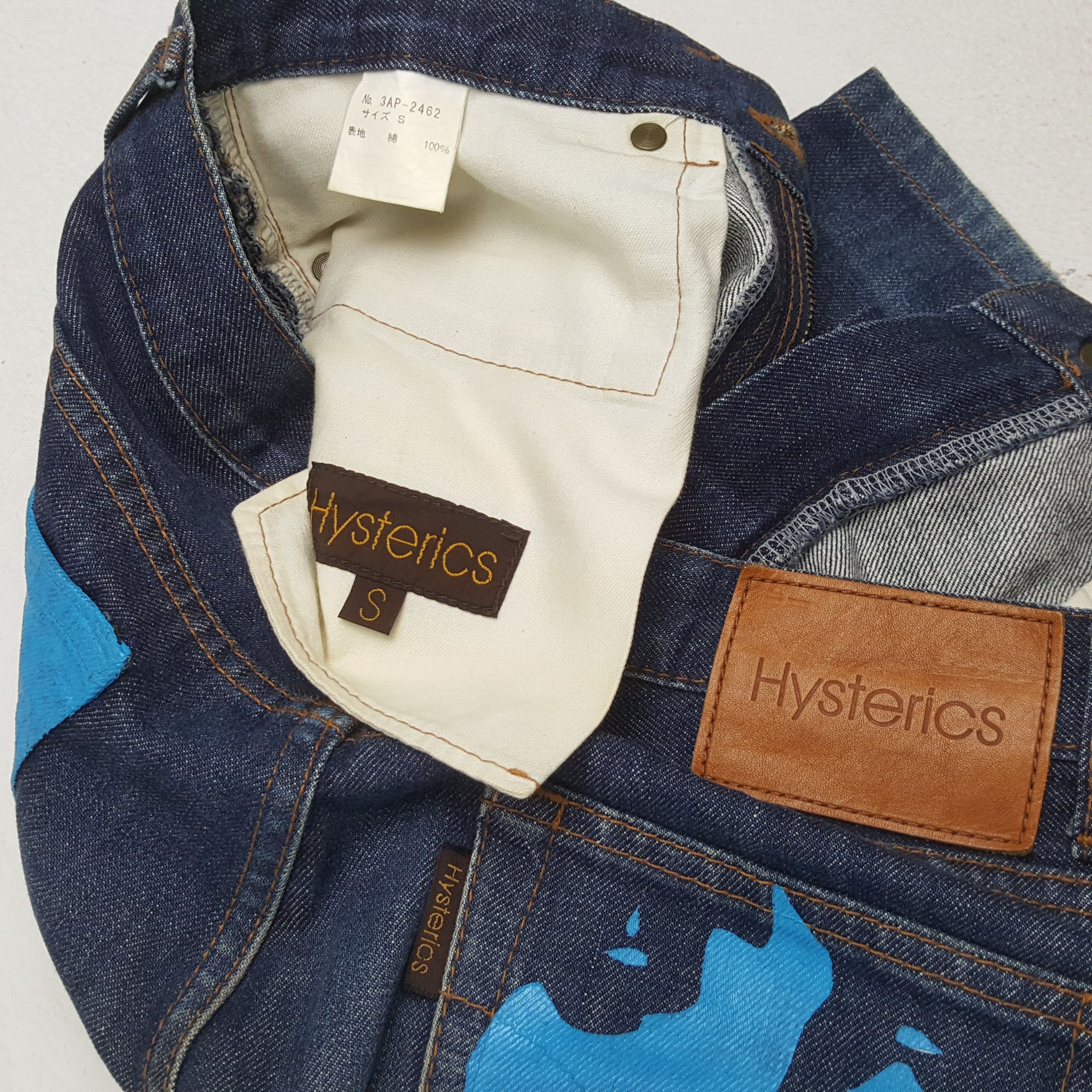 Hysteric Glamour × Japanese Brand × Vintage HYSTERIC GLAMOUR Japanese Brand Custom Art Jeans Size US 28 / EU 44 - 14 Thumbnail
