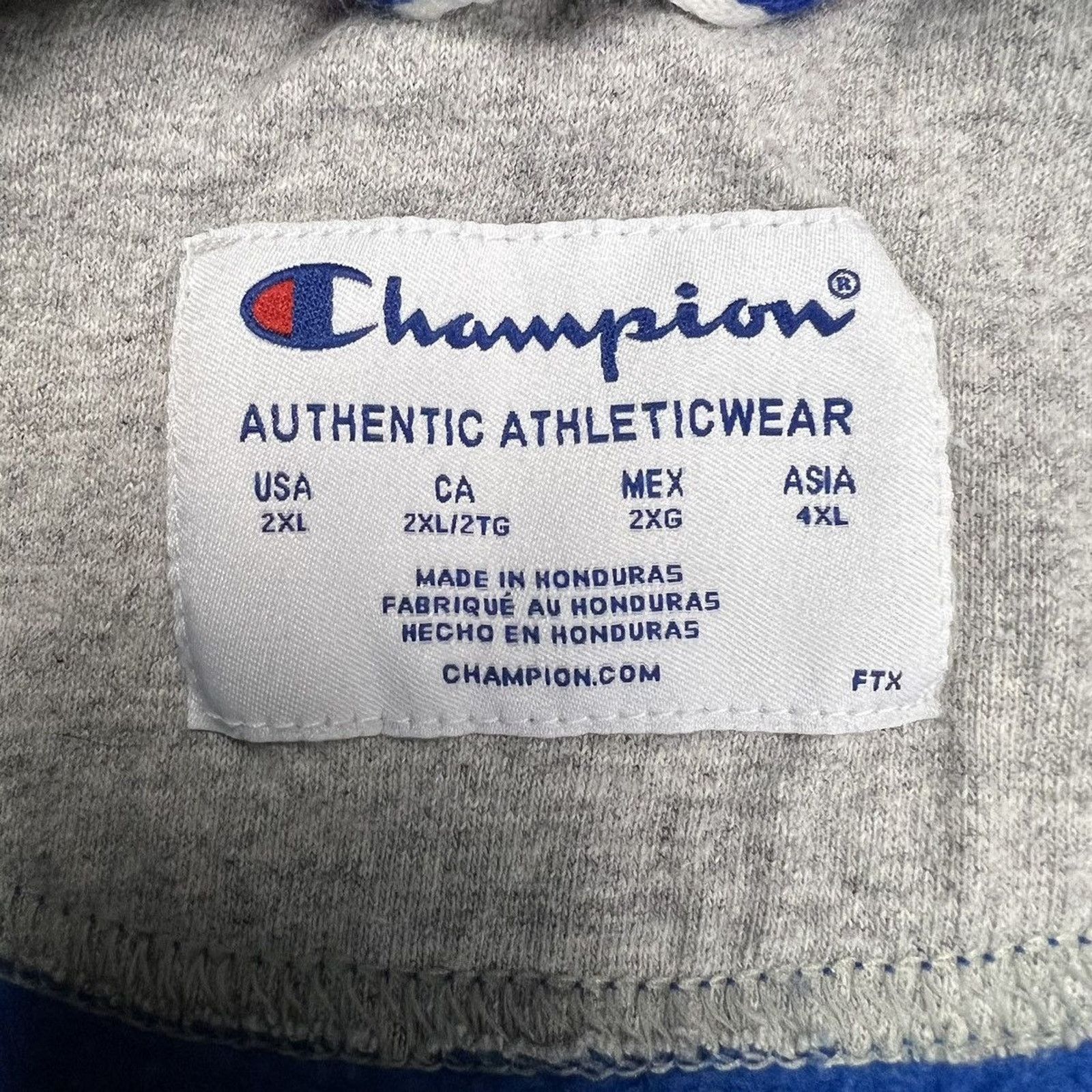 Champion × Vintage Champion Sweatshirt Script Spell Out Authentic Pullover Size US XXL / EU 58 / 5 - 5 Thumbnail