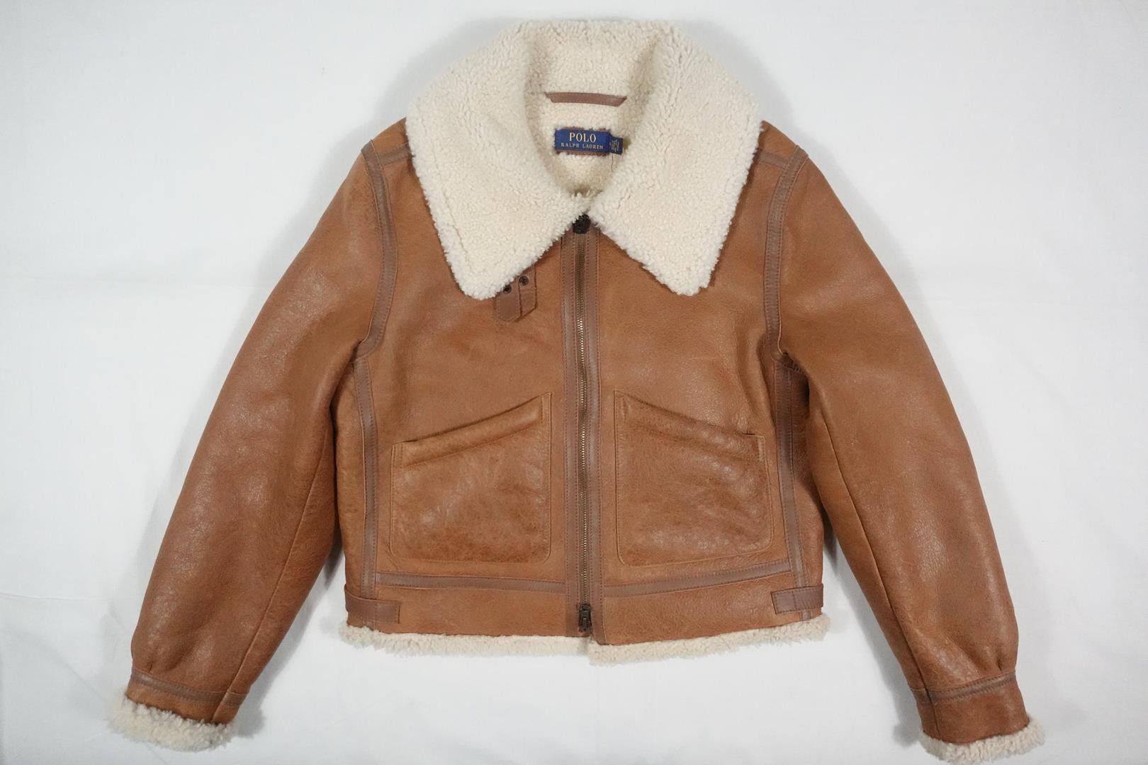 Polo Ralph Lauren Polo Ralph Lauren Jacket Bomber Leather Shearling NWT M Size M / US 6-8 / IT 42-44 - 1 Thumbnail