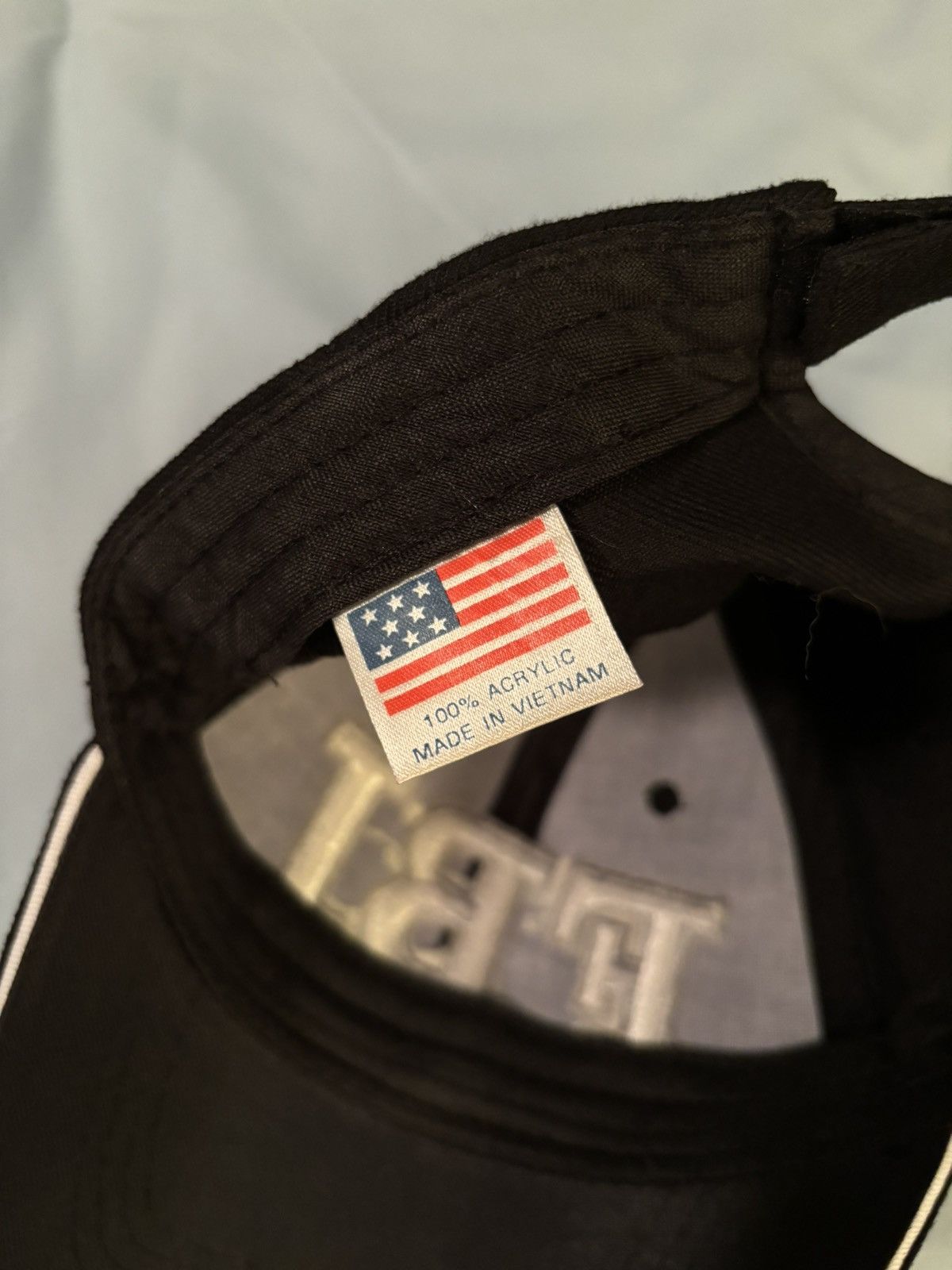 Vintage FBI Embroidered Hat Logo Washington DC USA Adjustable Strap Size ONE SIZE - 6 Thumbnail