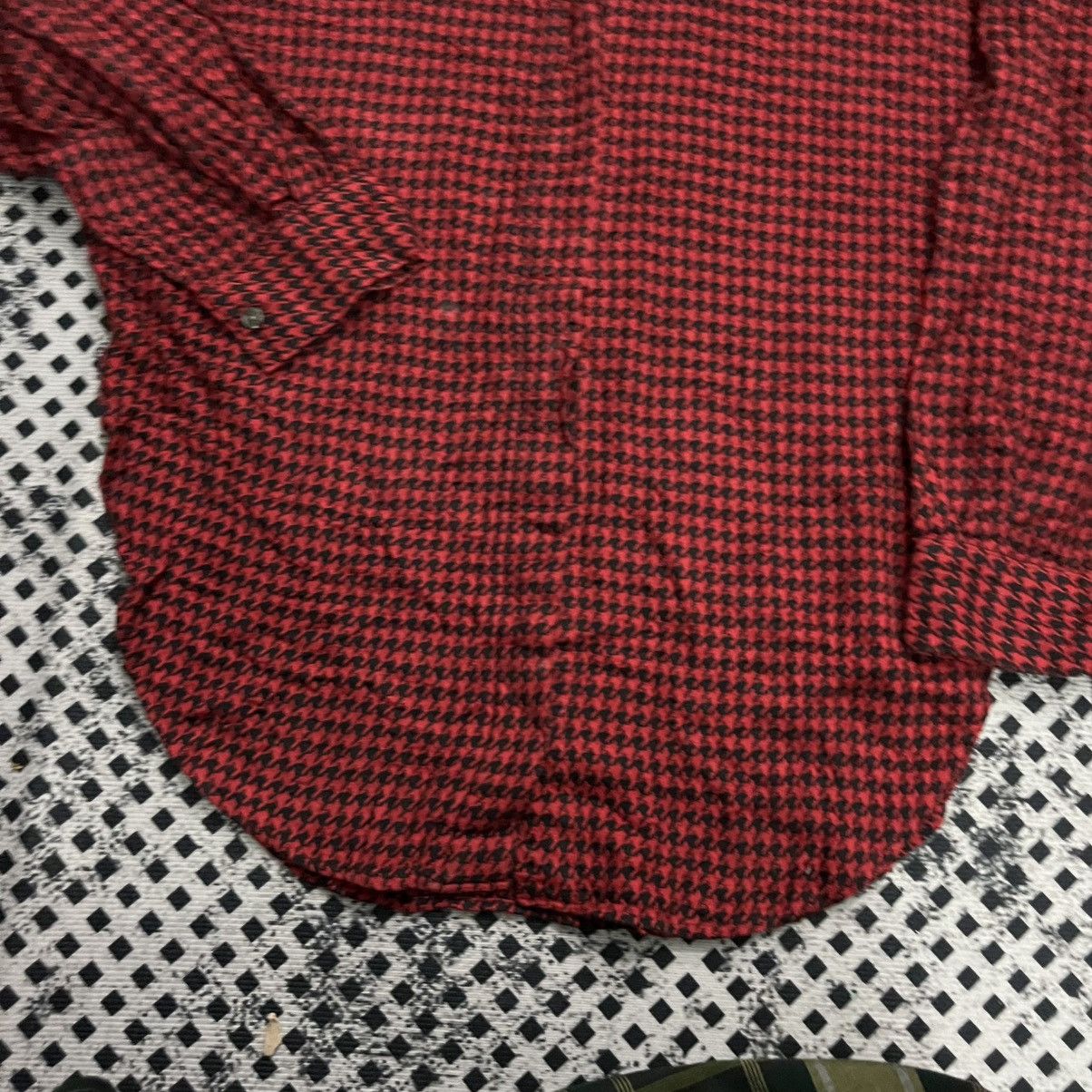 Norma Kamali 💎Norma Kamali Gingham Designer Flannel Button Ups Size L / US 10 / IT 46 - 7 Thumbnail