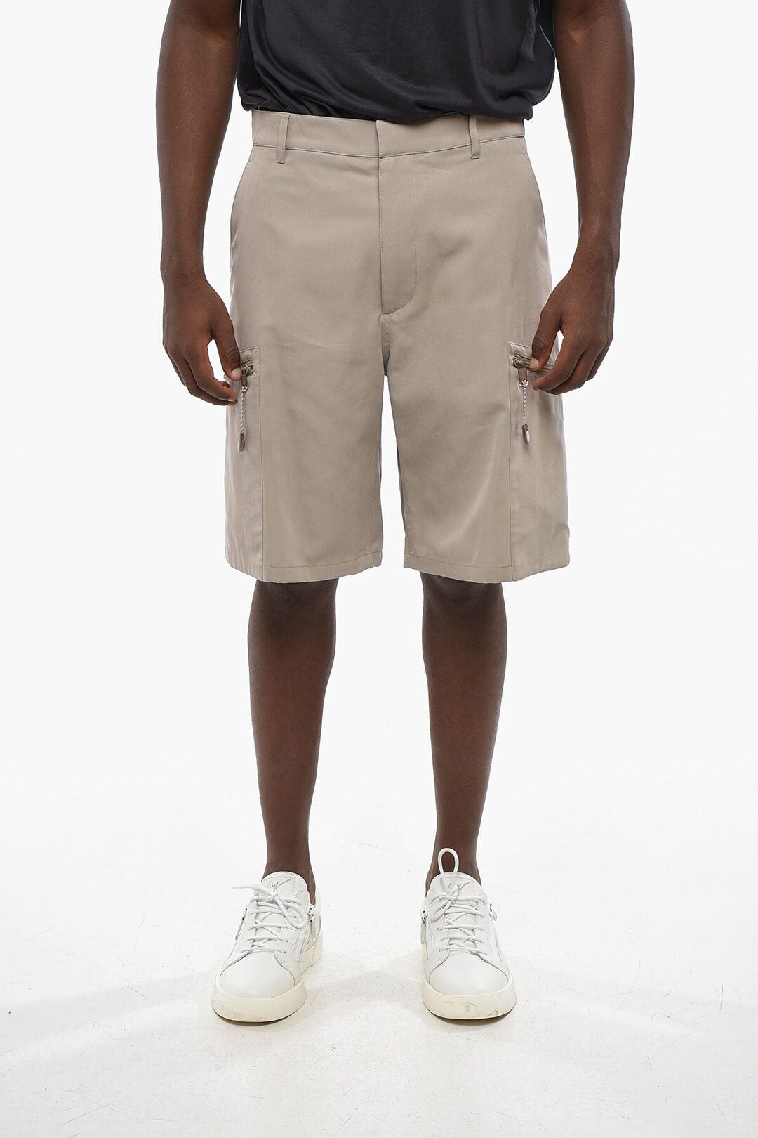 Dior Cotton-Blend Cargo Shorts with Belt Loops Size US 31 - 1 Thumbnail