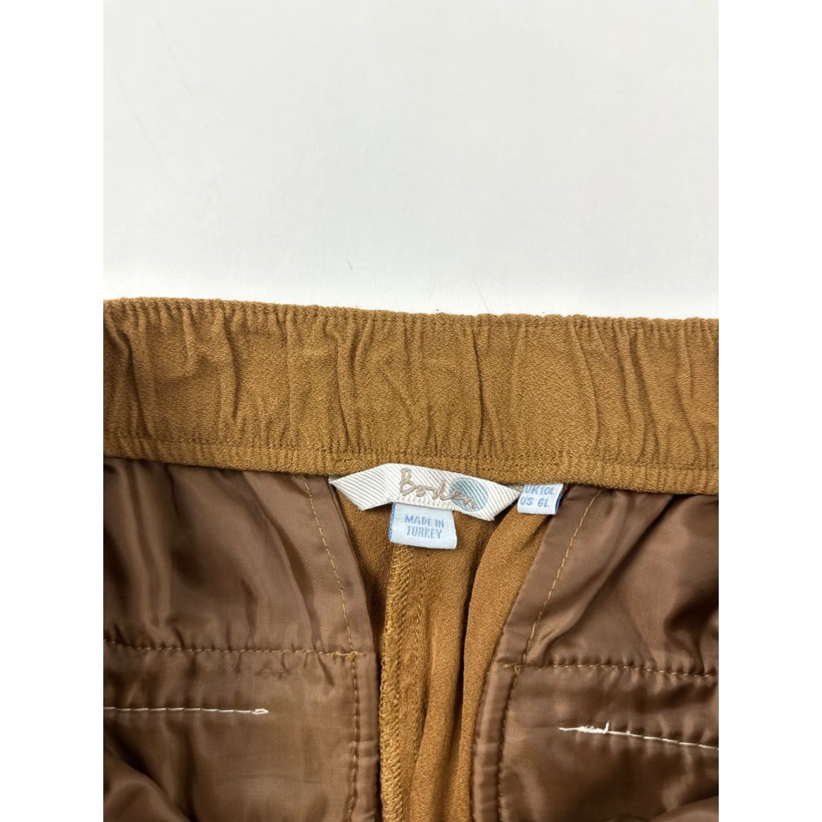 Boden Boden Womens Pants 6 Brown Jogger Elastic Waist Womens Size 28" / US 6 / IT 42 - 3 Thumbnail