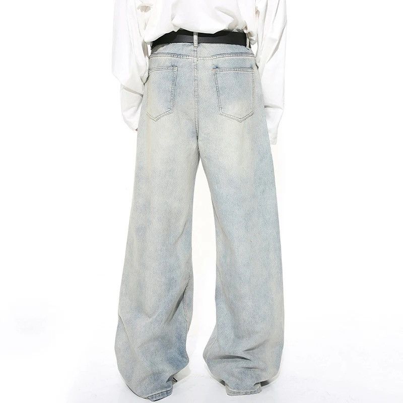 Japanese Brand × Jean Light style washed blue baggy jeans Size US 34 / EU 50 - 5 Thumbnail