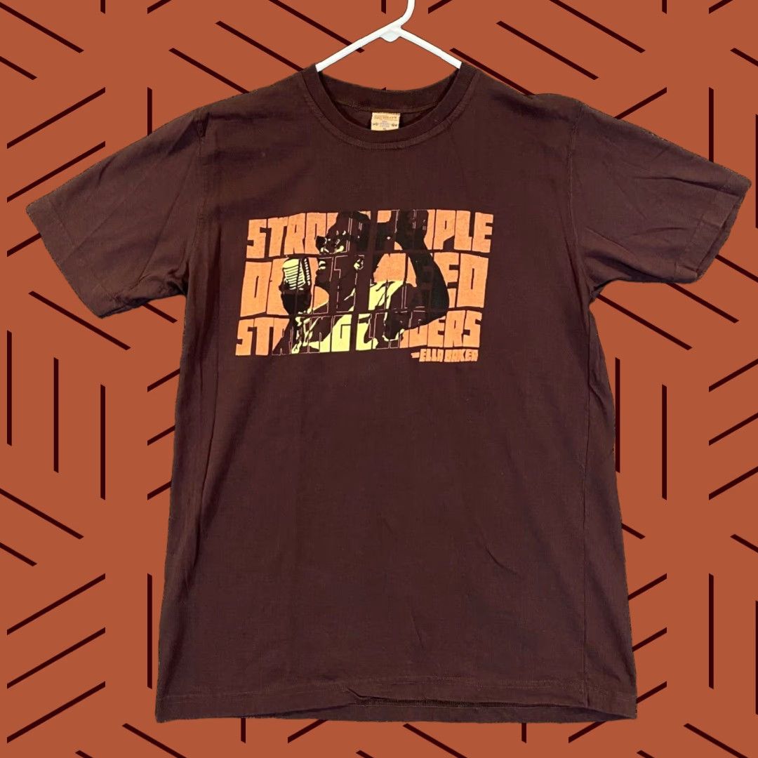 Vintage VINTAGE Ella Baker Shirt Men XL Brown Cotton Logo Short Sleeve T-Shirt 2000s African American MLK Size US XL / EU 56 / 4 - 1 Thumbnail