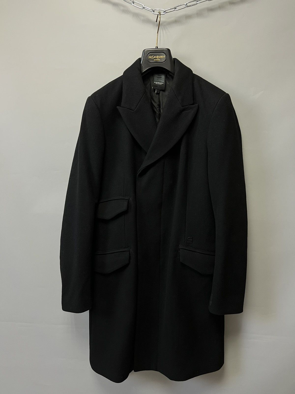 G-Star G-Star Raw Midnight Wool Coat Black Size US M / EU 48-50 / 2 - 1 Thumbnail