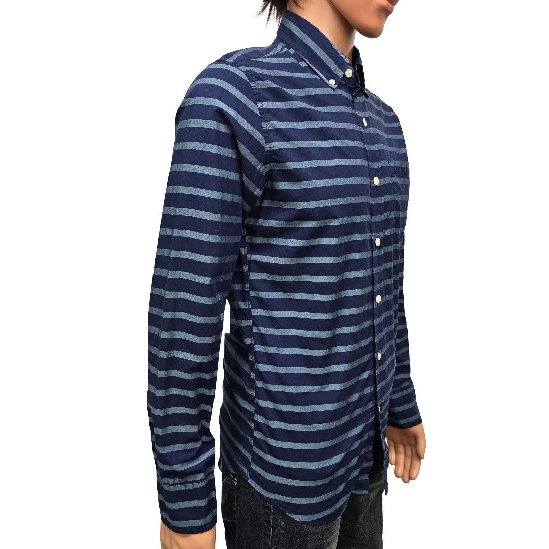 J.Crew J. Crew Lightweight Shirt Men S Slim-Fit Button-Down Striped Size US S / EU 44-46 / 1 - 8 Thumbnail