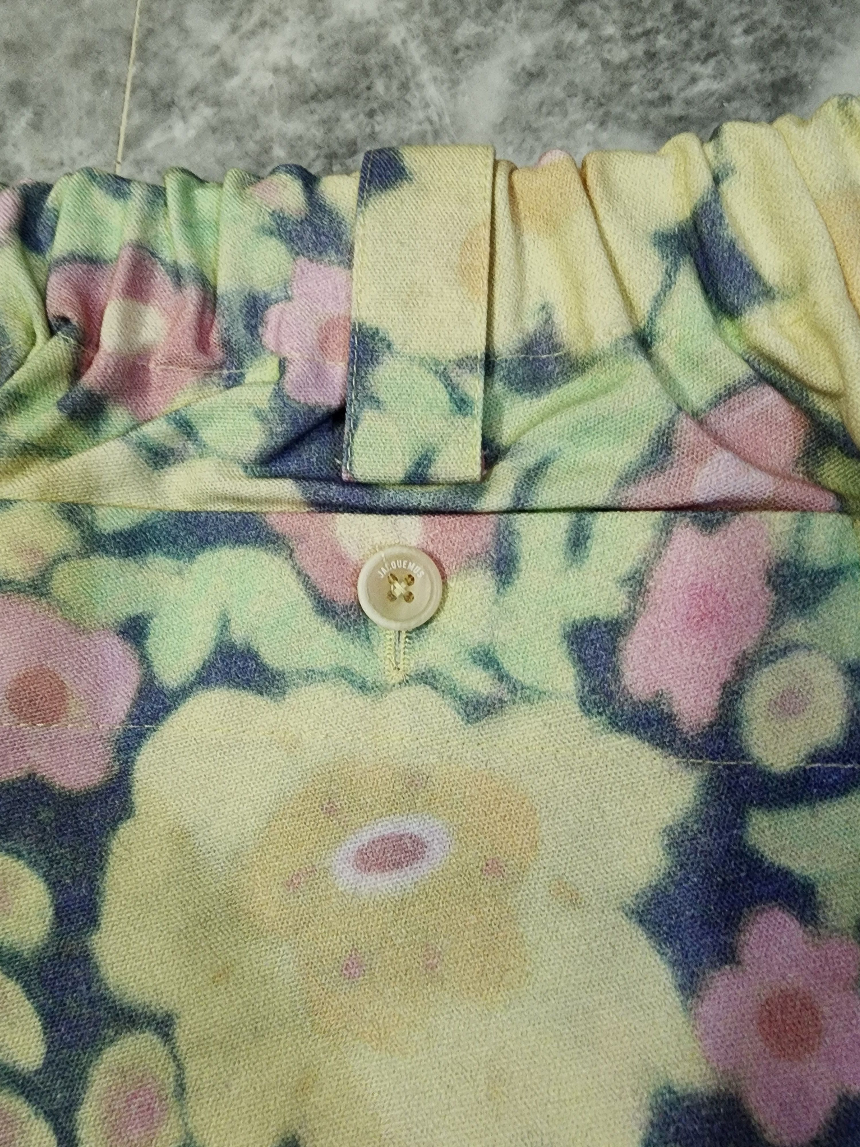 Jacquemus Le Papier 'Le Pantalon Taiolo' Floral Pants Size US 34 / EU 50 - 6 Thumbnail