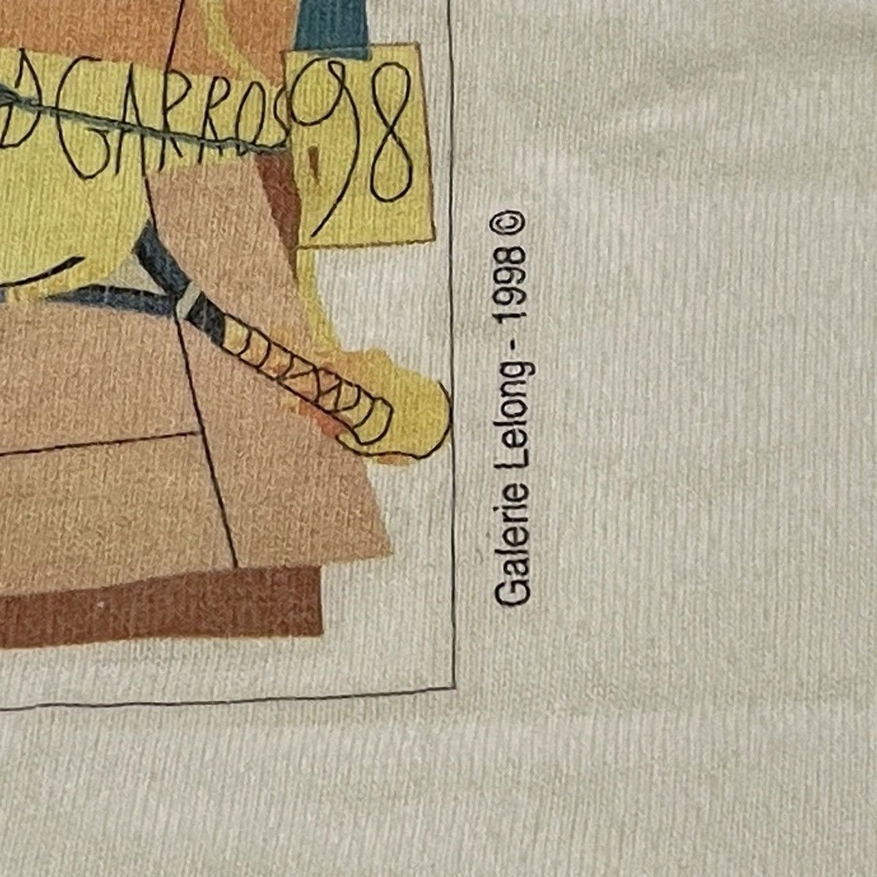 Other Rare Vintage 1998 Roland Garros Tennis Tee Grand Slam Size US XL / EU 56 / 4 - 6 Thumbnail