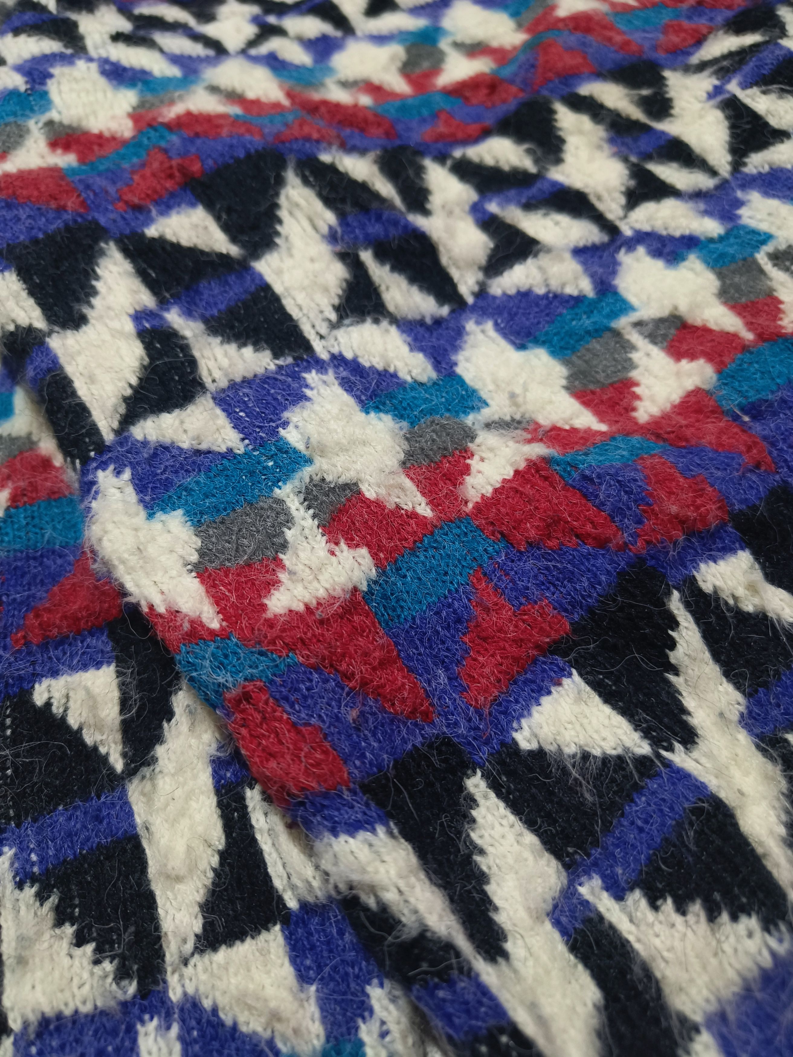 Other Vintage 80s KITTY HAWK WOMAN by Vivian Wang Knit Sweater Size XXL / US 16-18 / IT 52-54 - 7 Thumbnail