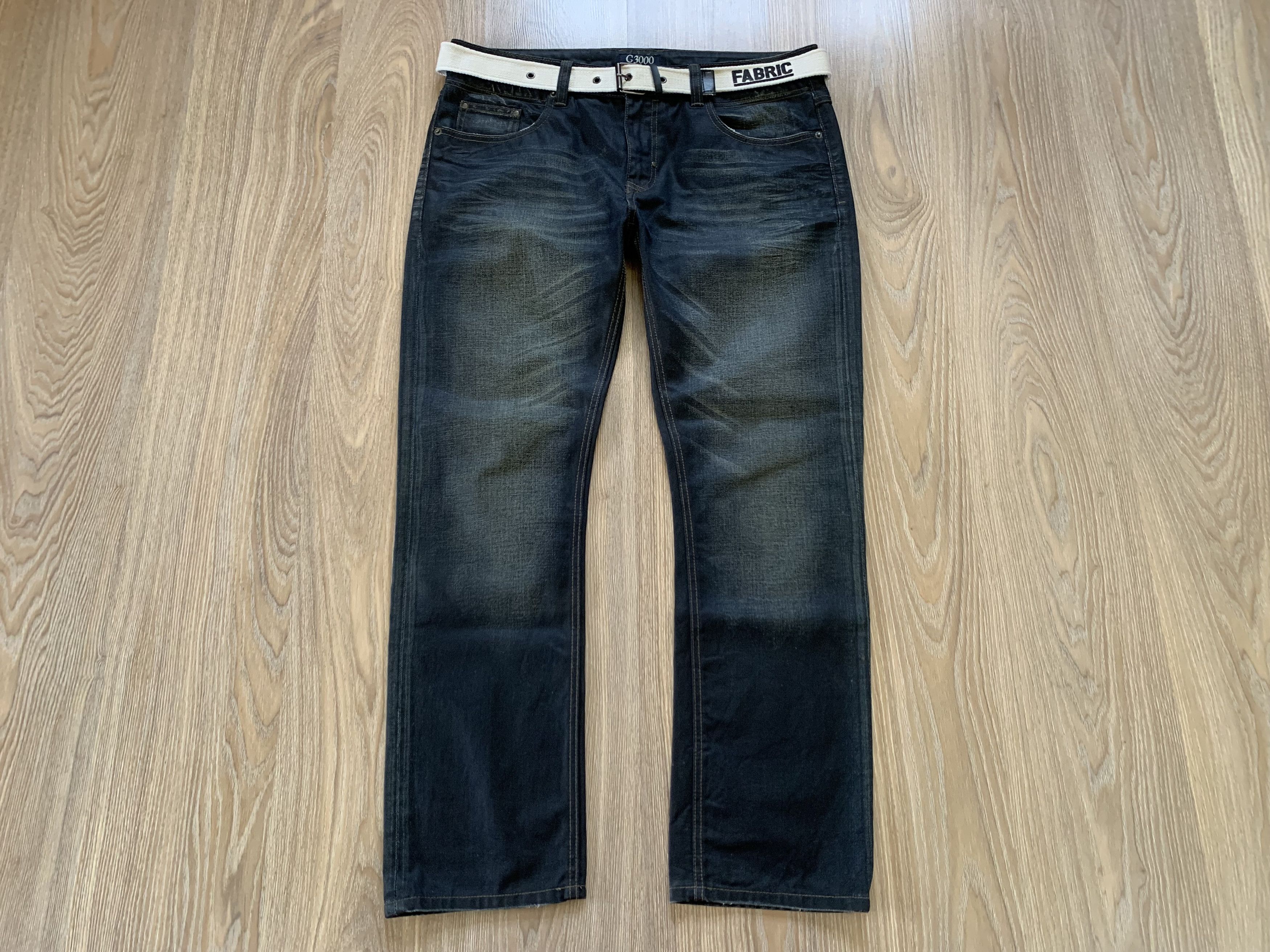 Other Y2K G3000 Collection Grey Jeans With Belt Size US 34 / EU 50 - 2 Thumbnail