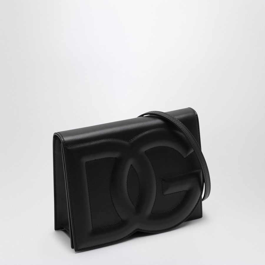 Dolce & Gabbana o1d2blof0824 Size : OS / Logo Leather Shoulder Bag in Black Size ONE SIZE - 2 Thumbnail