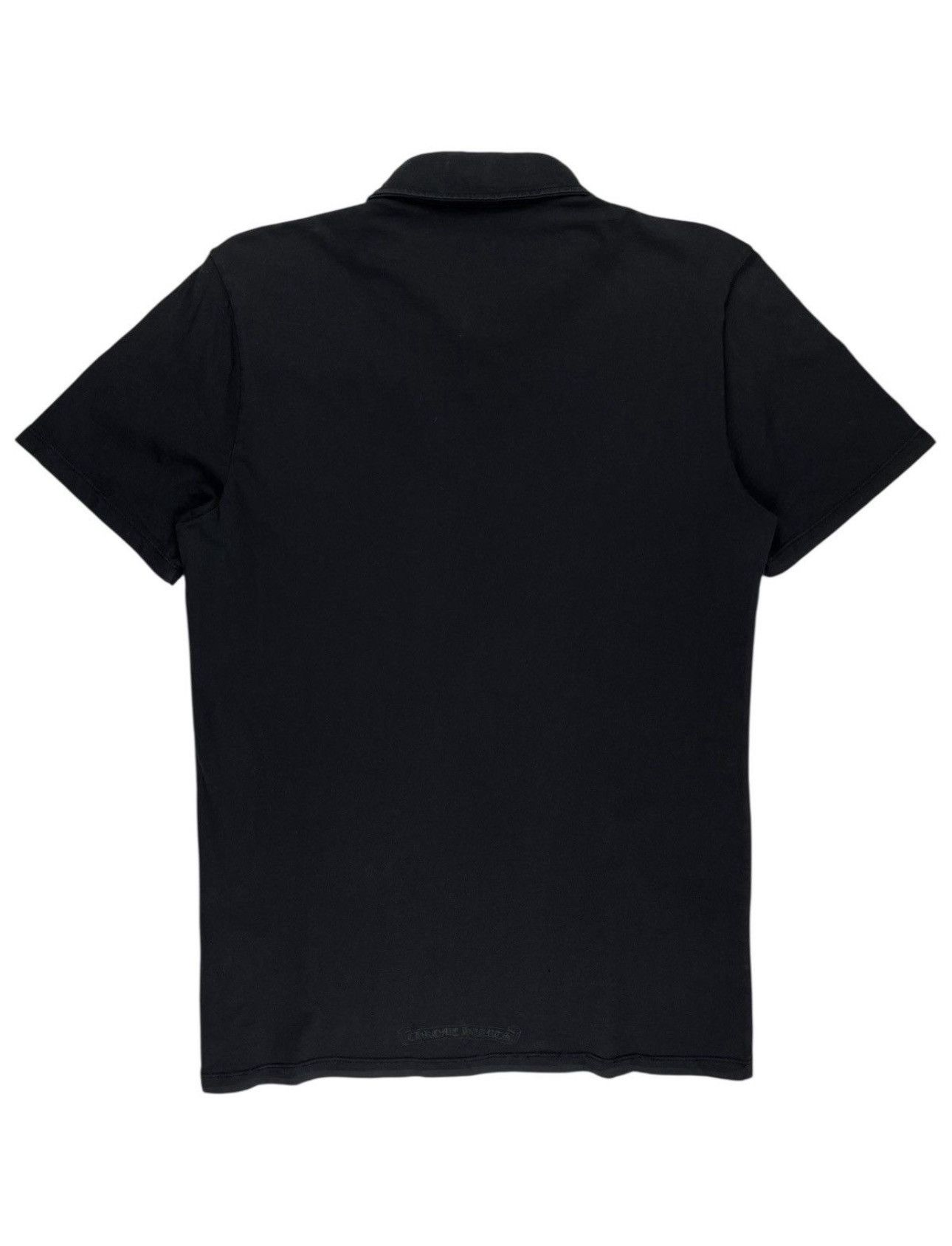 Chrome Hearts Chrome Hearts Silver Button Polo Shirt Size US M / EU 48-50 / 2 - 2 Thumbnail