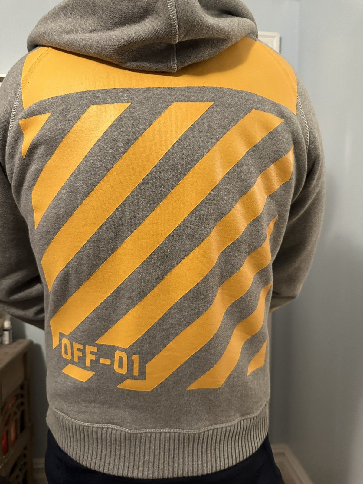Moncler × Off-White Moncler x Off-White Zip-Up Hoodie Size US L / EU 52-54 / 3 - 5 Thumbnail