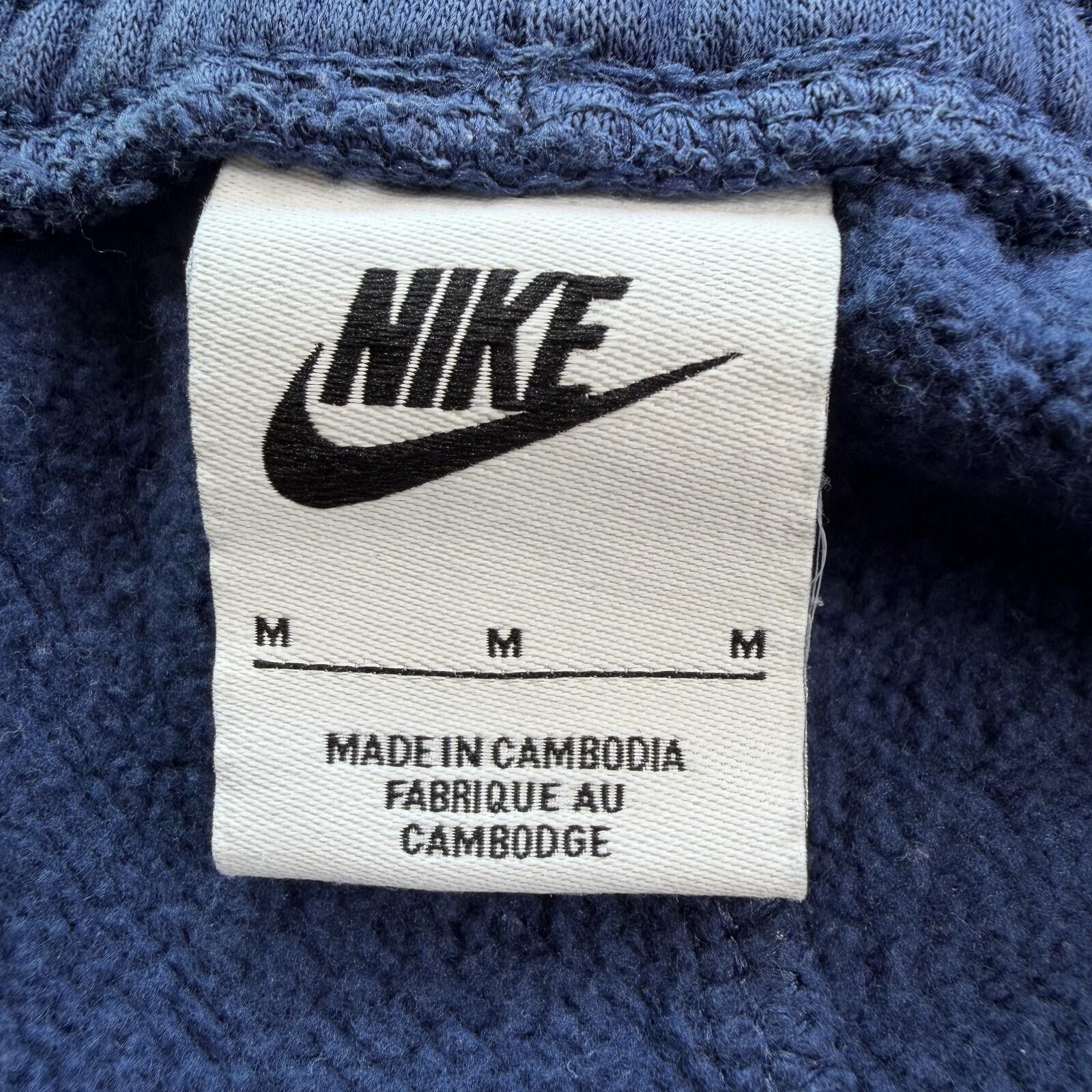 Nike Nike Mini Swoosh Fleece Sweatpants Navy Baggy Joggers Mens M Size US 32 / EU 48 - 3 Thumbnail