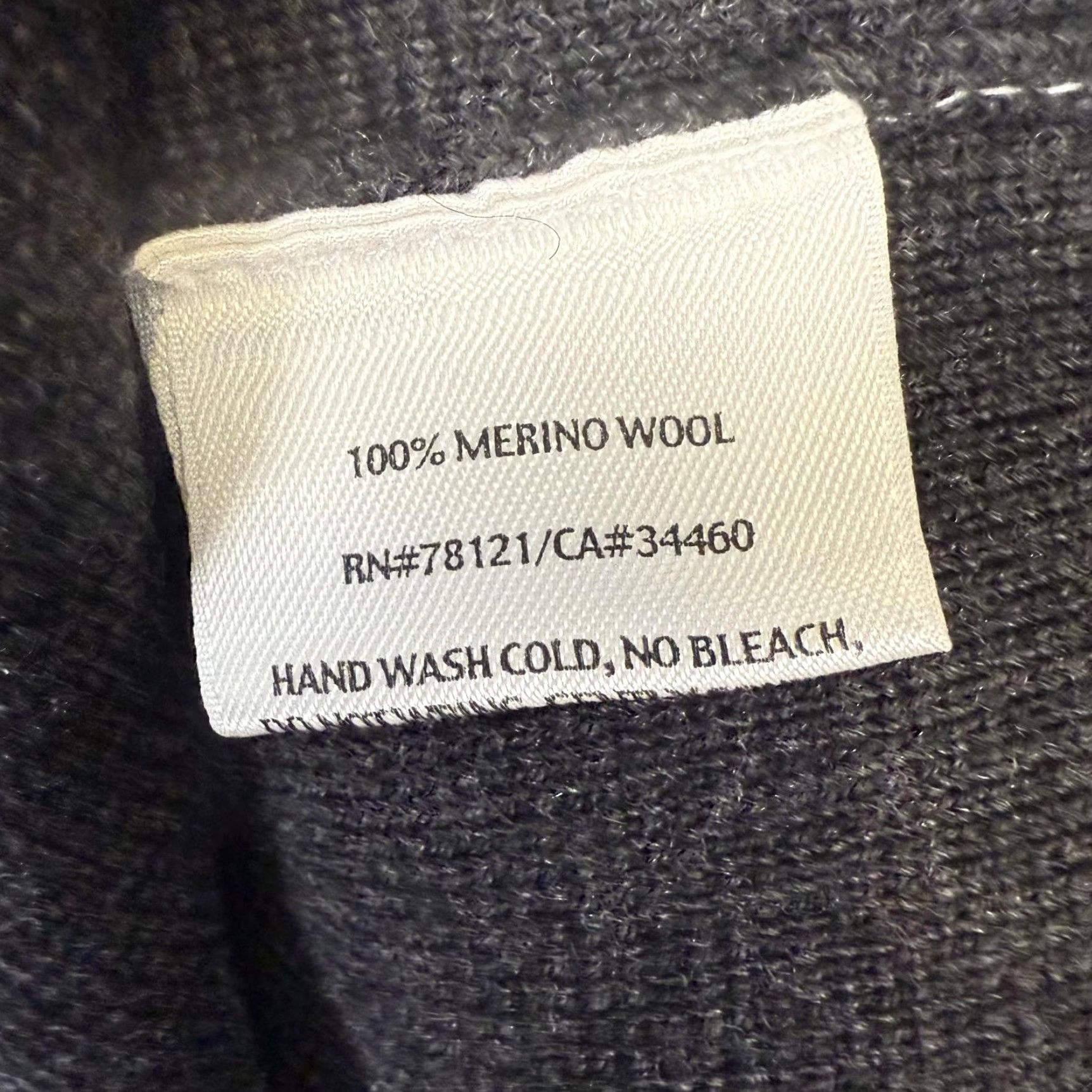 Eileen Fisher VINTAGE Eileen Fisher Pea Coat Jacket Wool Black M Womens Petite Italian Yarn Merino Wool Peacoat Jacket Size M / US 6-8 / IT 42-44 - 6 Thumbnail