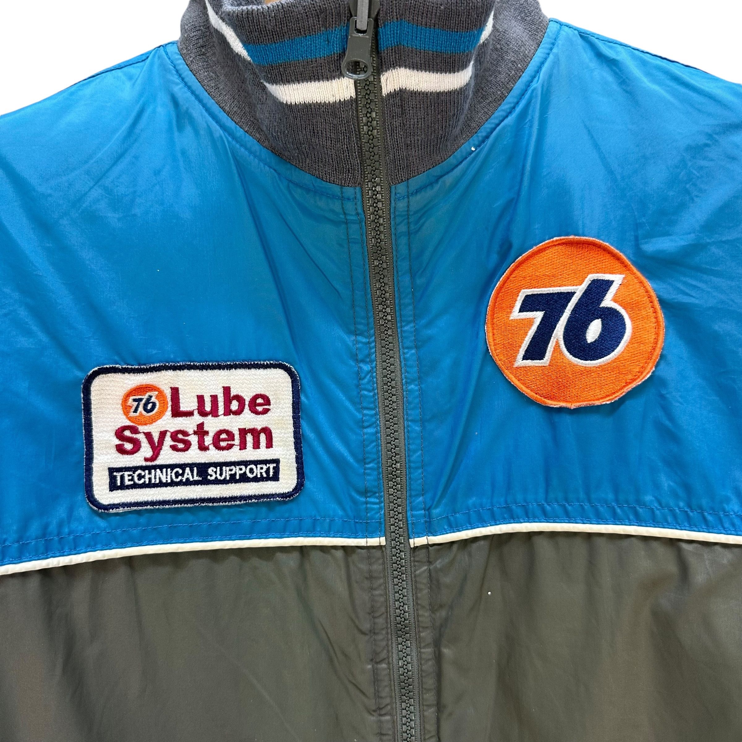 Japanese Brand 76 LUBRICANTS Motorsports Reversible Jacket #A50-1171 Size US L / EU 52-54 / 3 - 2 Thumbnail