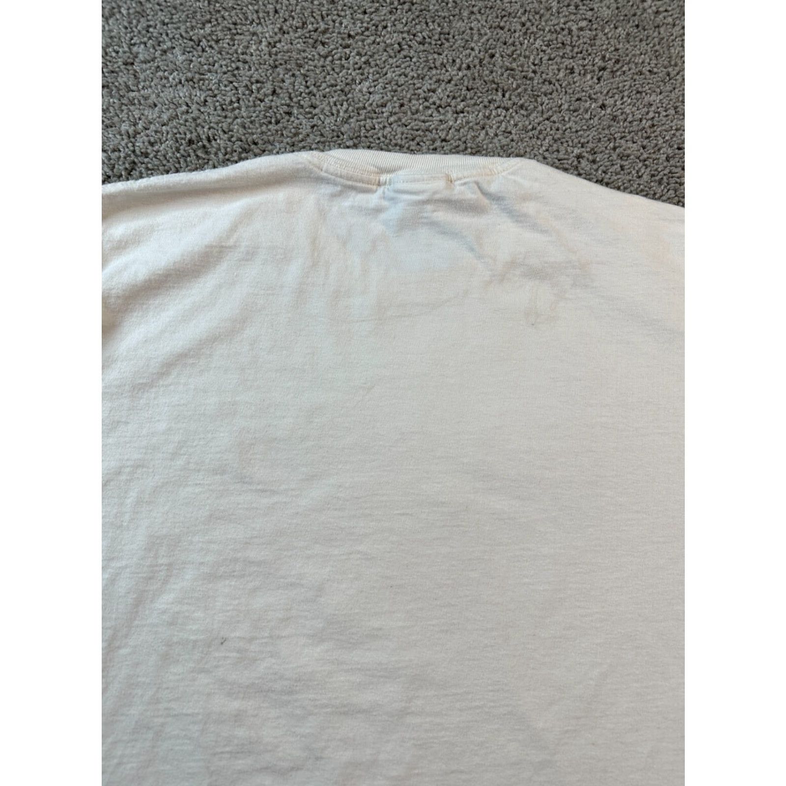 Jerzees JERZEES New Orleans Shirt Mens L Beige White Bourbon Street Short Sleeve Casual Shirt Size US L / EU 52-54 / 3 - 7 Thumbnail