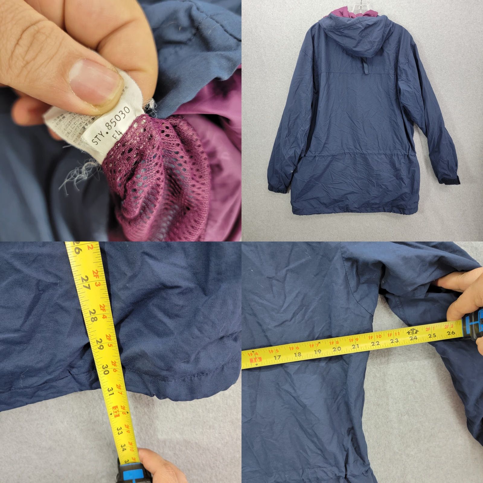 Patagonia VINTAGE Patagonia Storm Jacket Medium Blue Jacket Men Regular Outdoor 90s Nautical Ski Hiking Wind-Resistant Zipper Pockets Hooded Parka Size US M / EU 48-50 / 2 - 8 Thumbnail