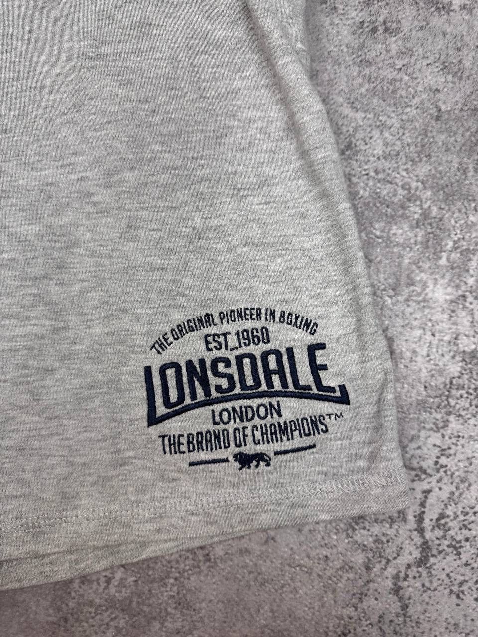 Lonsdale Lonsdale Men Cotton Shorts Grey Size M Size US 34 / EU 50 - 2 Thumbnail