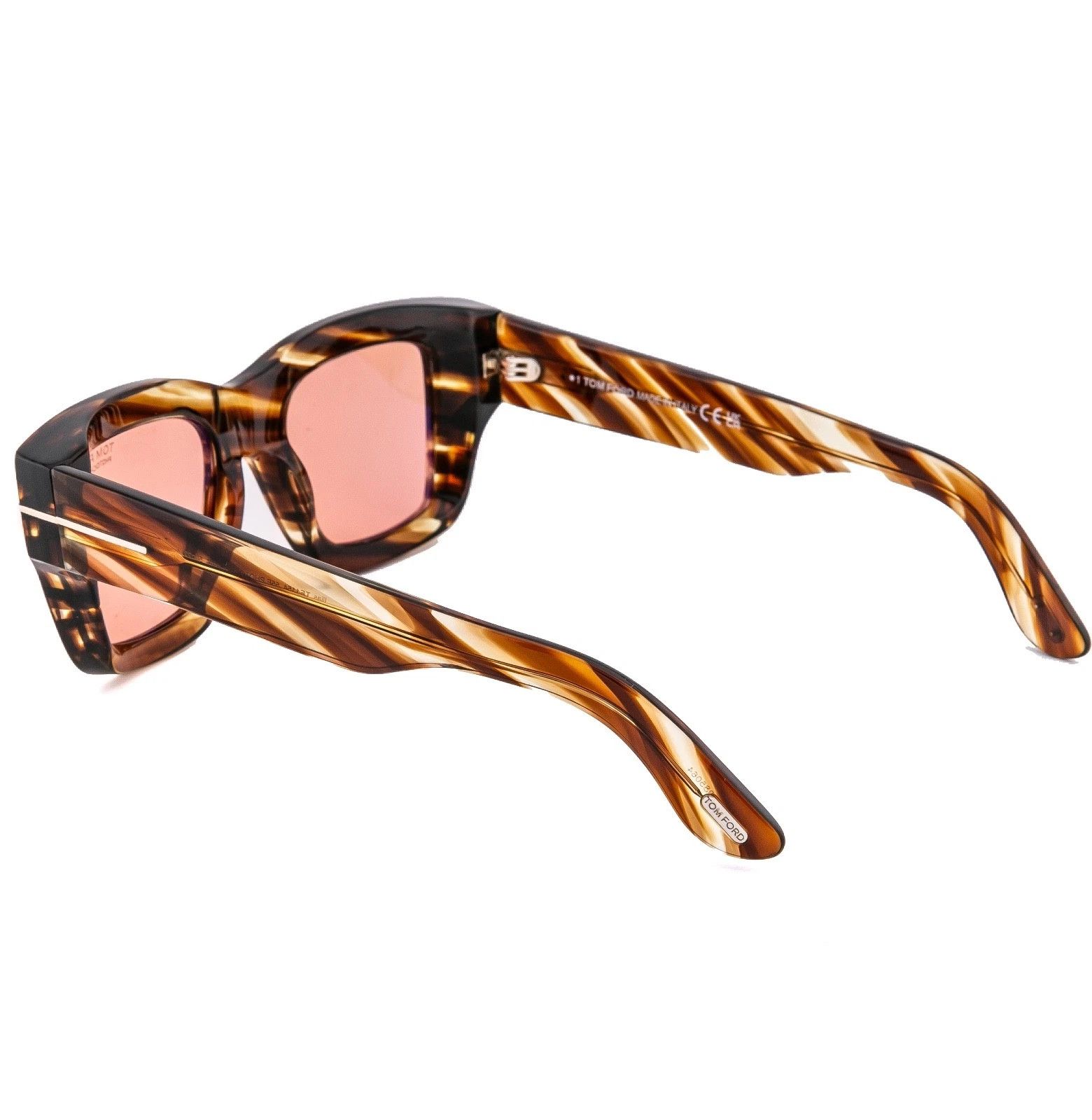 Tom Ford TOM FORD ILIAS TF1154 55E Rose Brown FT1154 Sunglass 1154 Size ONE SIZE - 4 Thumbnail