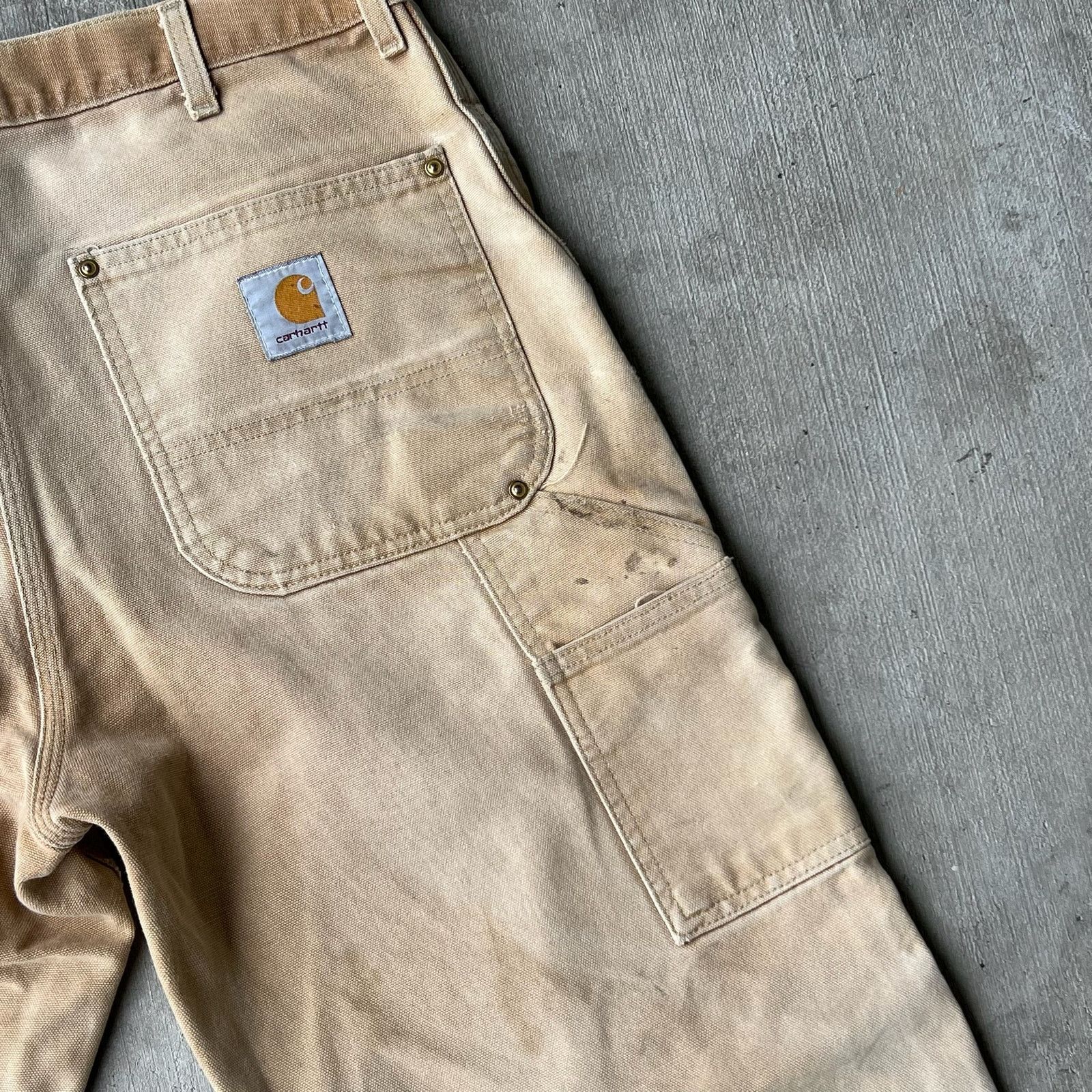 Carhartt × Vintage Carhartt brown double knee work wear carpenter pants Size US 35 - 13 Thumbnail